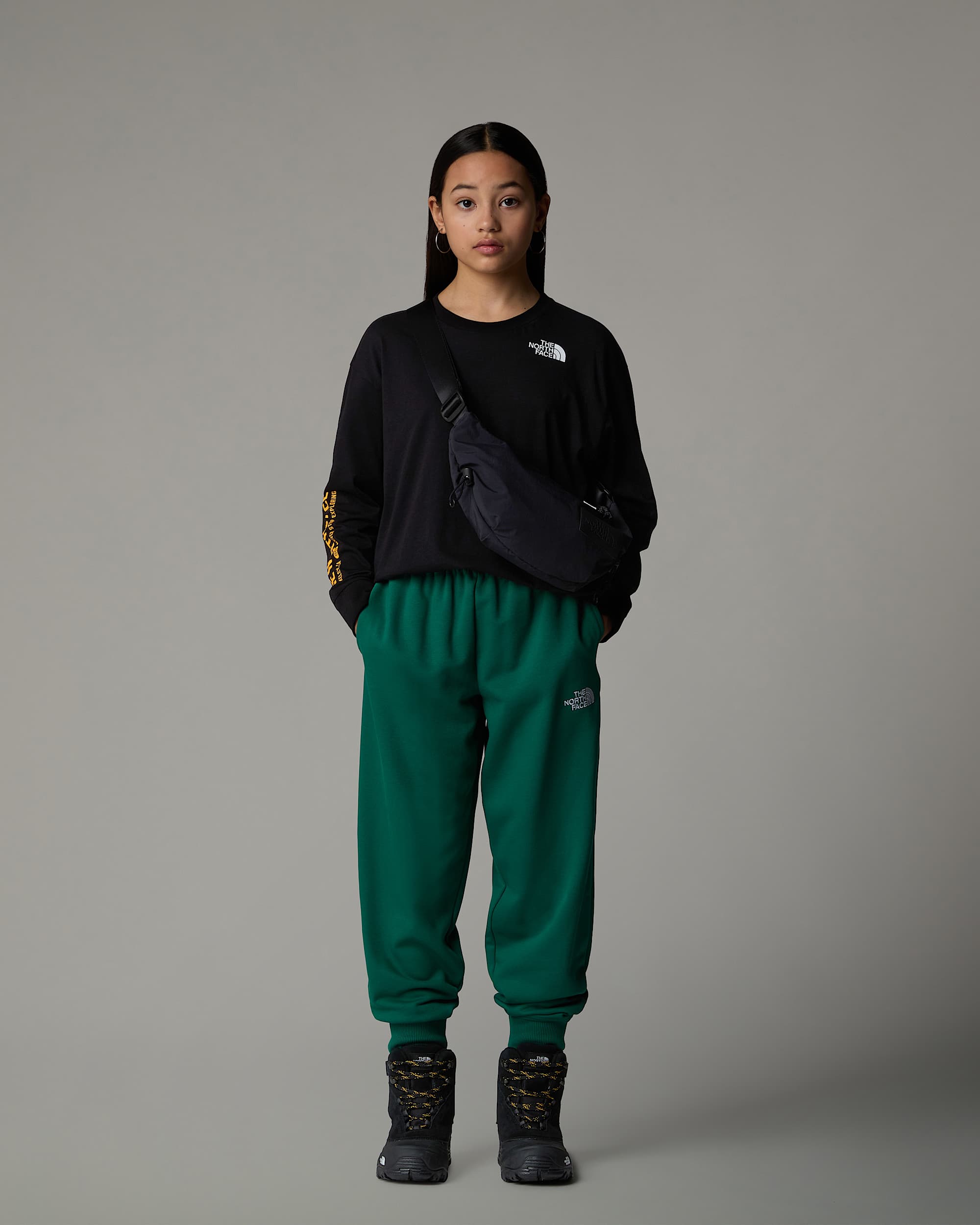 Oversized VarsityTshirt met lange mouwen en print voor tieners TNF ALT7