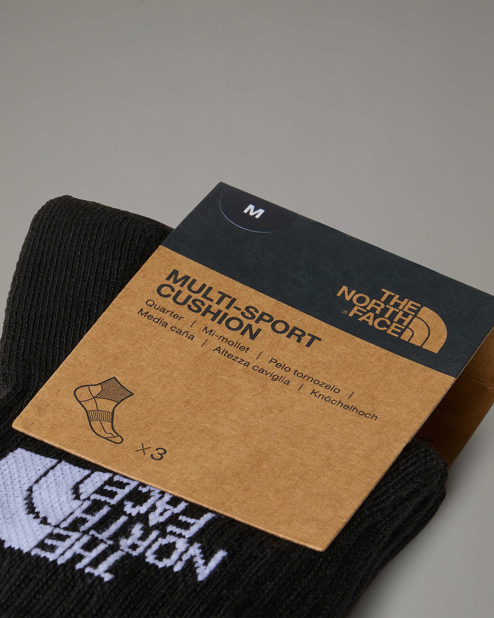 Chaussettes courtes avec amorti Multi Sport TNF TNF Black ALT3