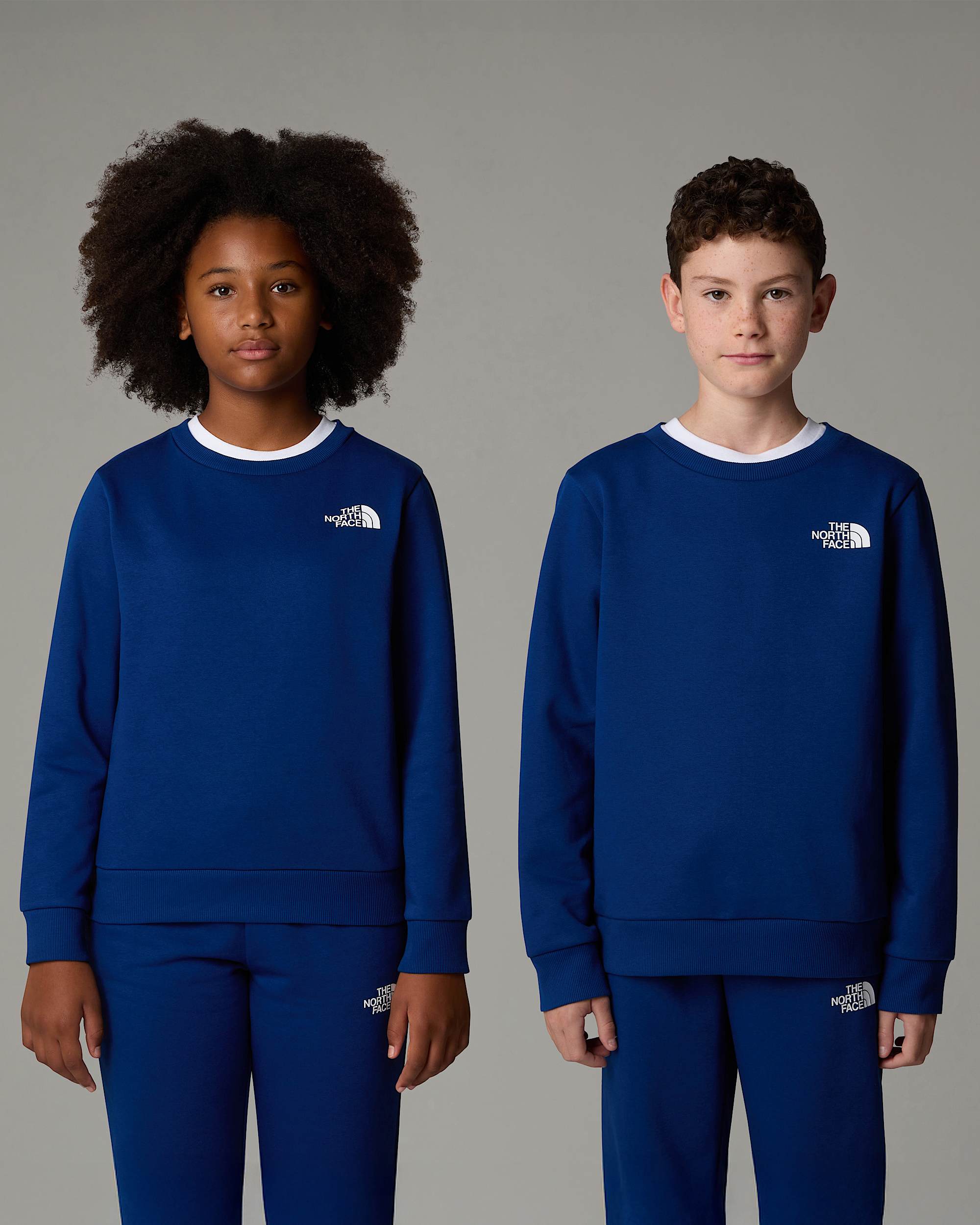 Simple Domehoodie voor tieners TNF Estate Blue HERO