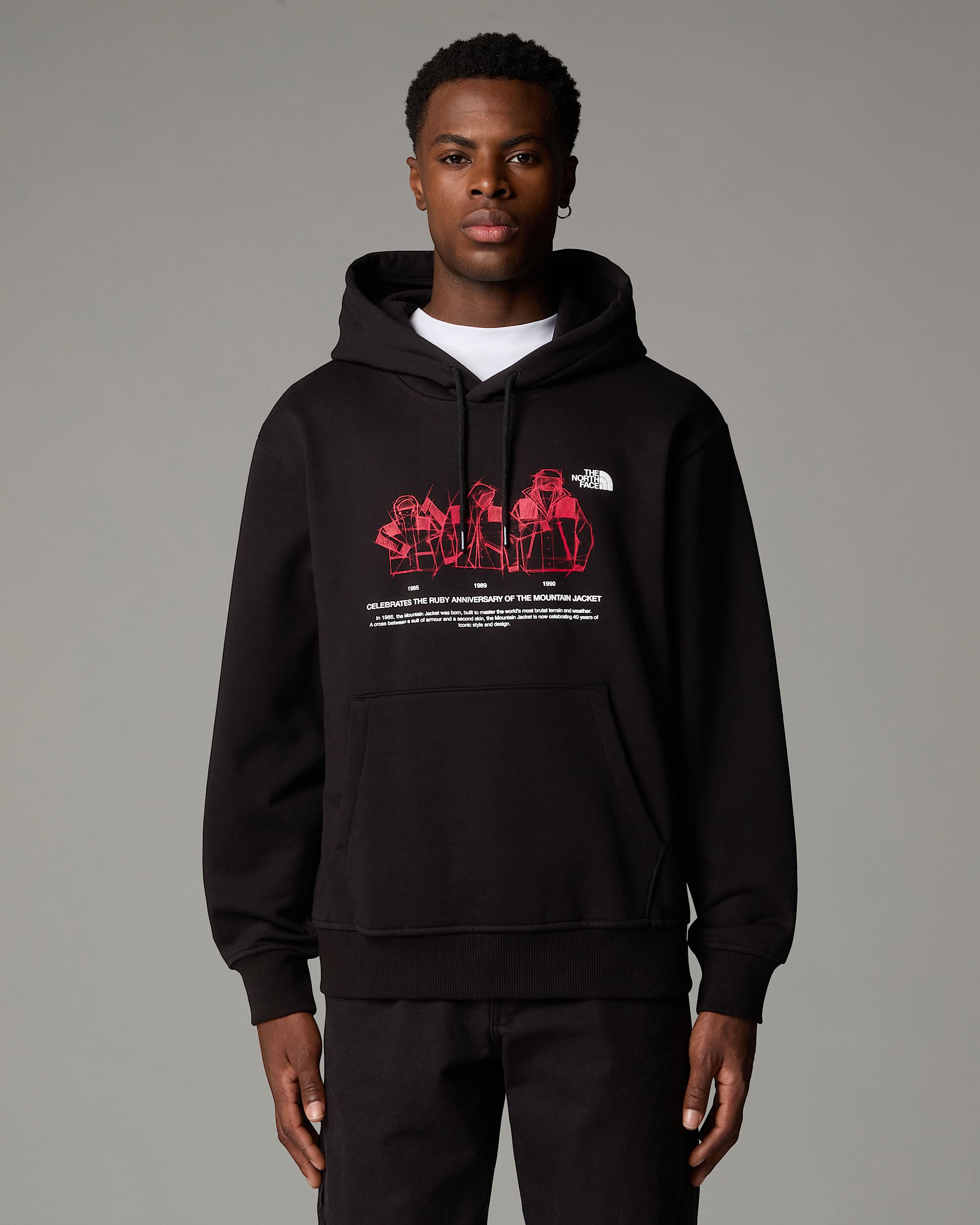 Mountain Jacket Anniversary Relaxed Hoodie TNF alt2