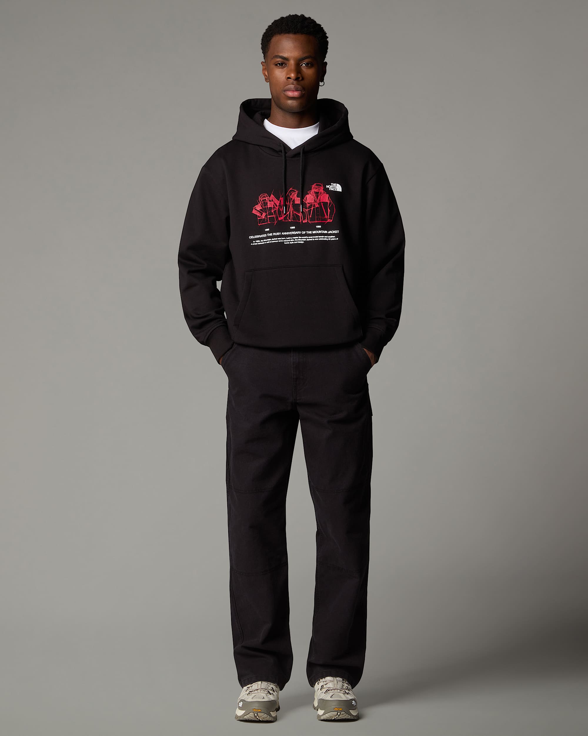 Mountain Jacket Anniversary Relaxed Hoodie TNF alt3