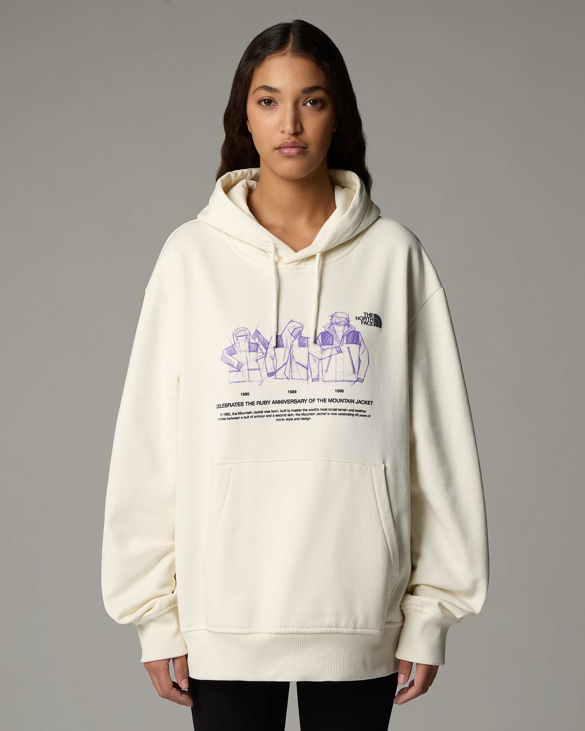 Sudadera holgada con capucha Mountain Jacket Anniversary TNF alt2