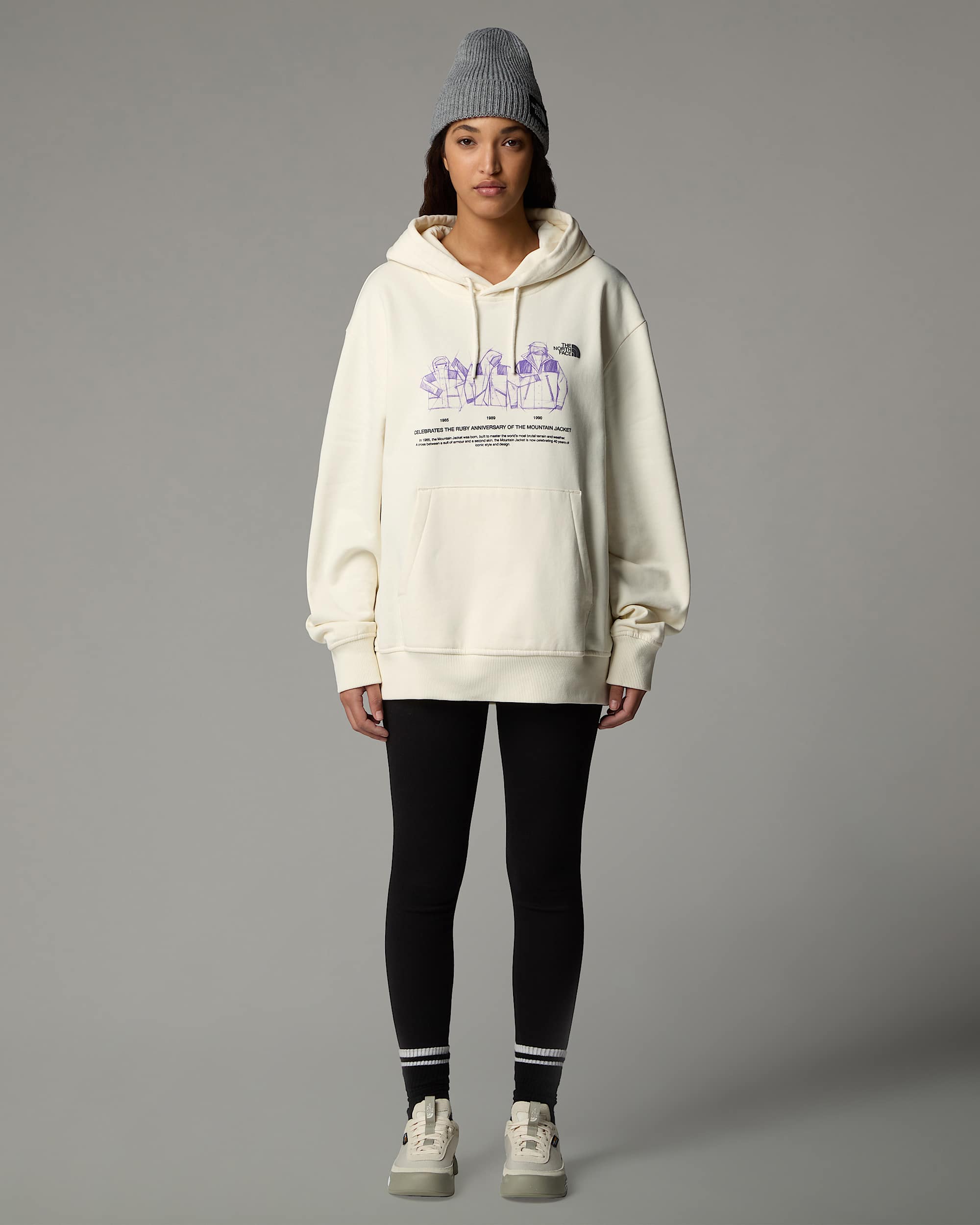Sudadera holgada con capucha Mountain Jacket Anniversary TNF alt3