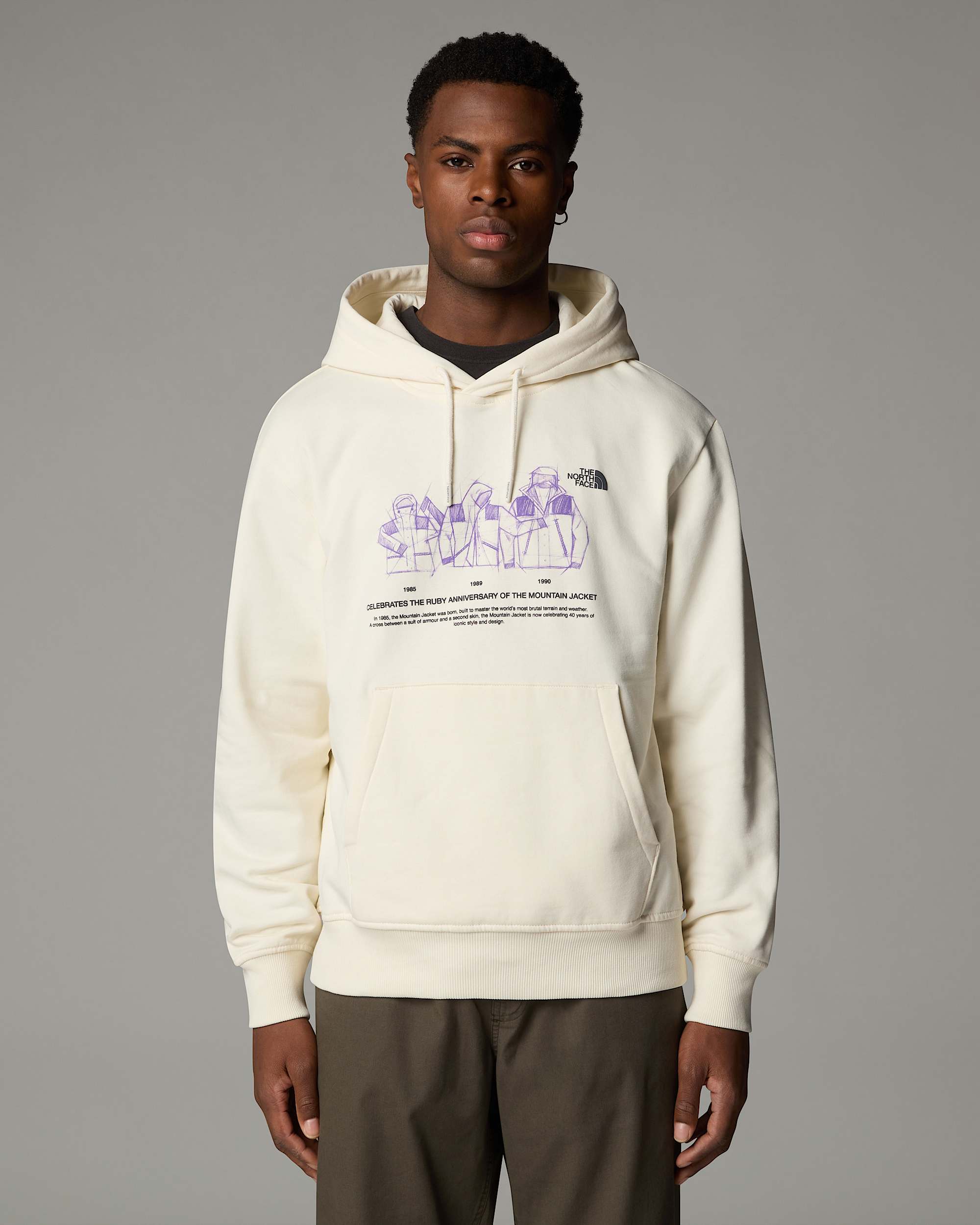 Sudadera holgada con capucha Mountain Jacket Anniversary TNF alt7