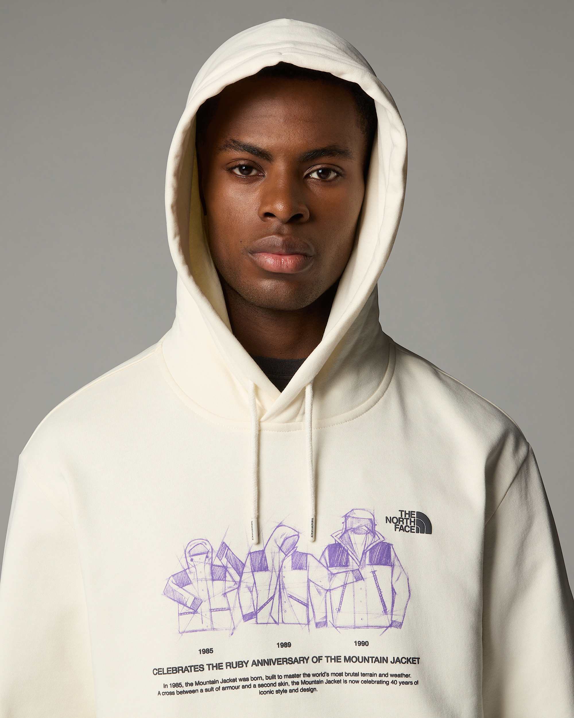Sudadera holgada con capucha Mountain Jacket Anniversary TNF alt10
