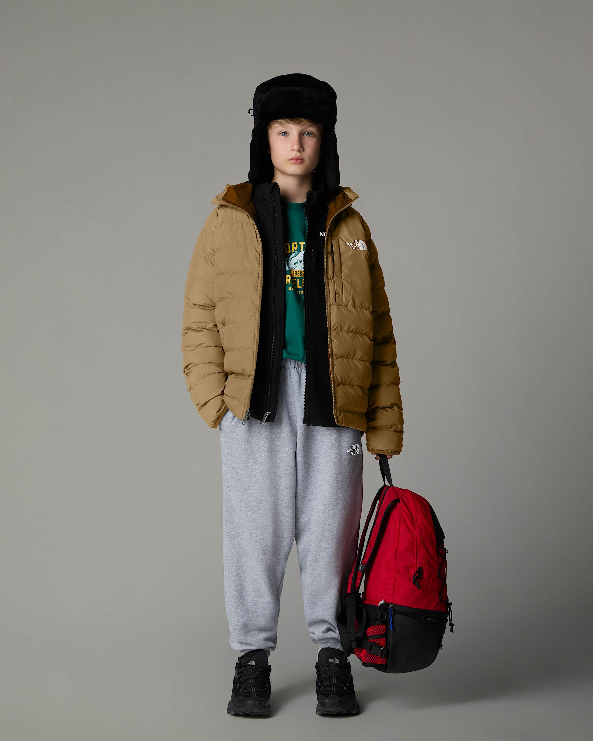 Boys Reversible Perrito Jacket TNF ALT4