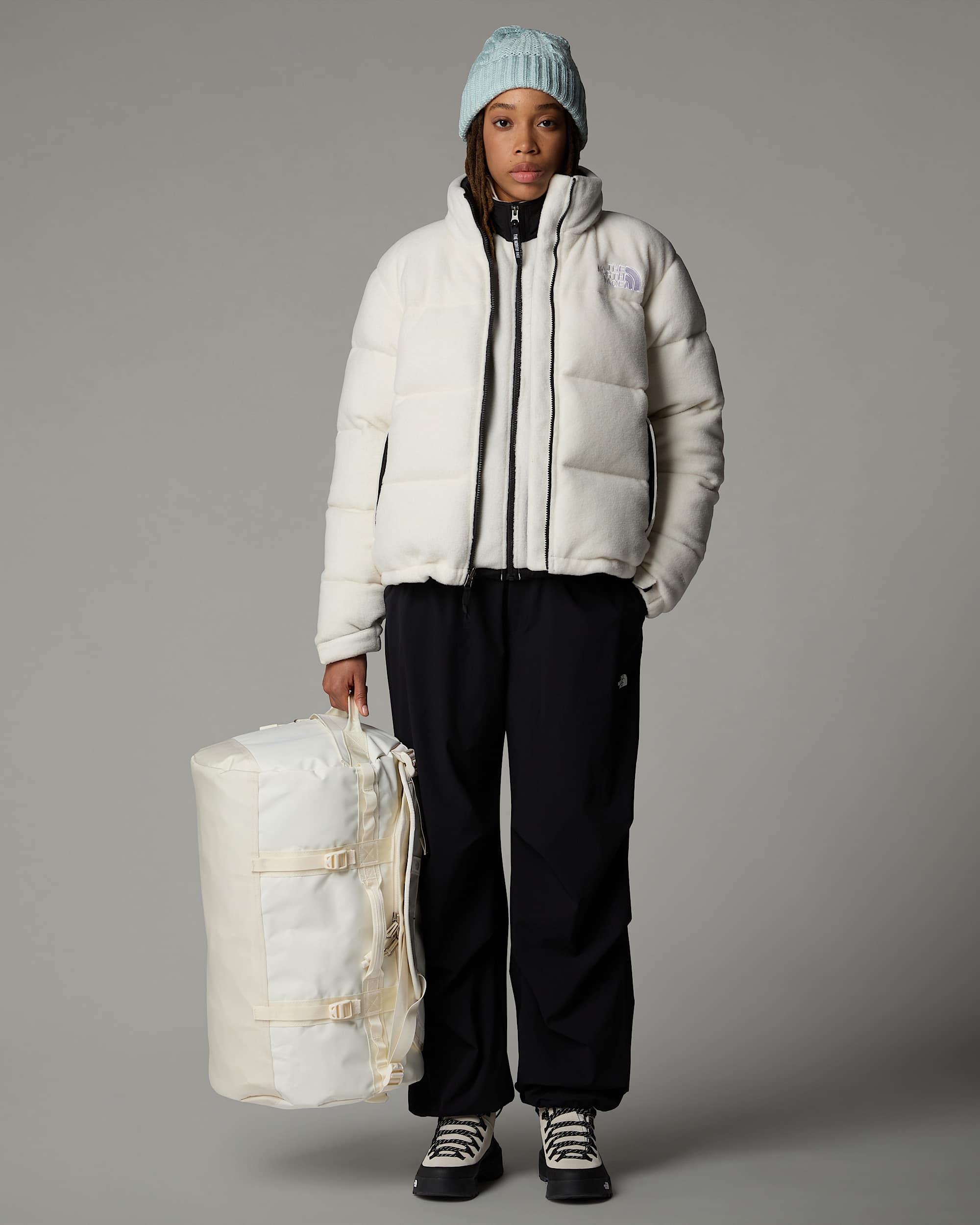 Womens Polar Nuptse Jacket TNF ALT3