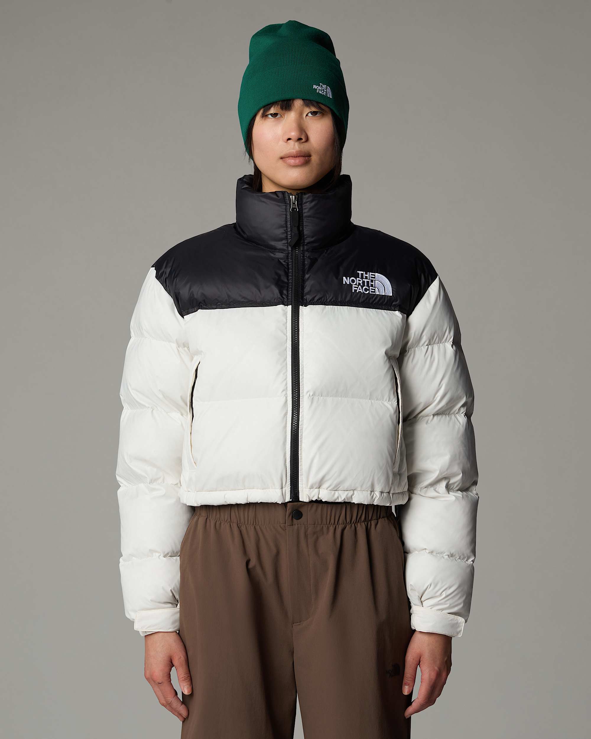 Womens Nuptse Short Jacket TNF ALT2