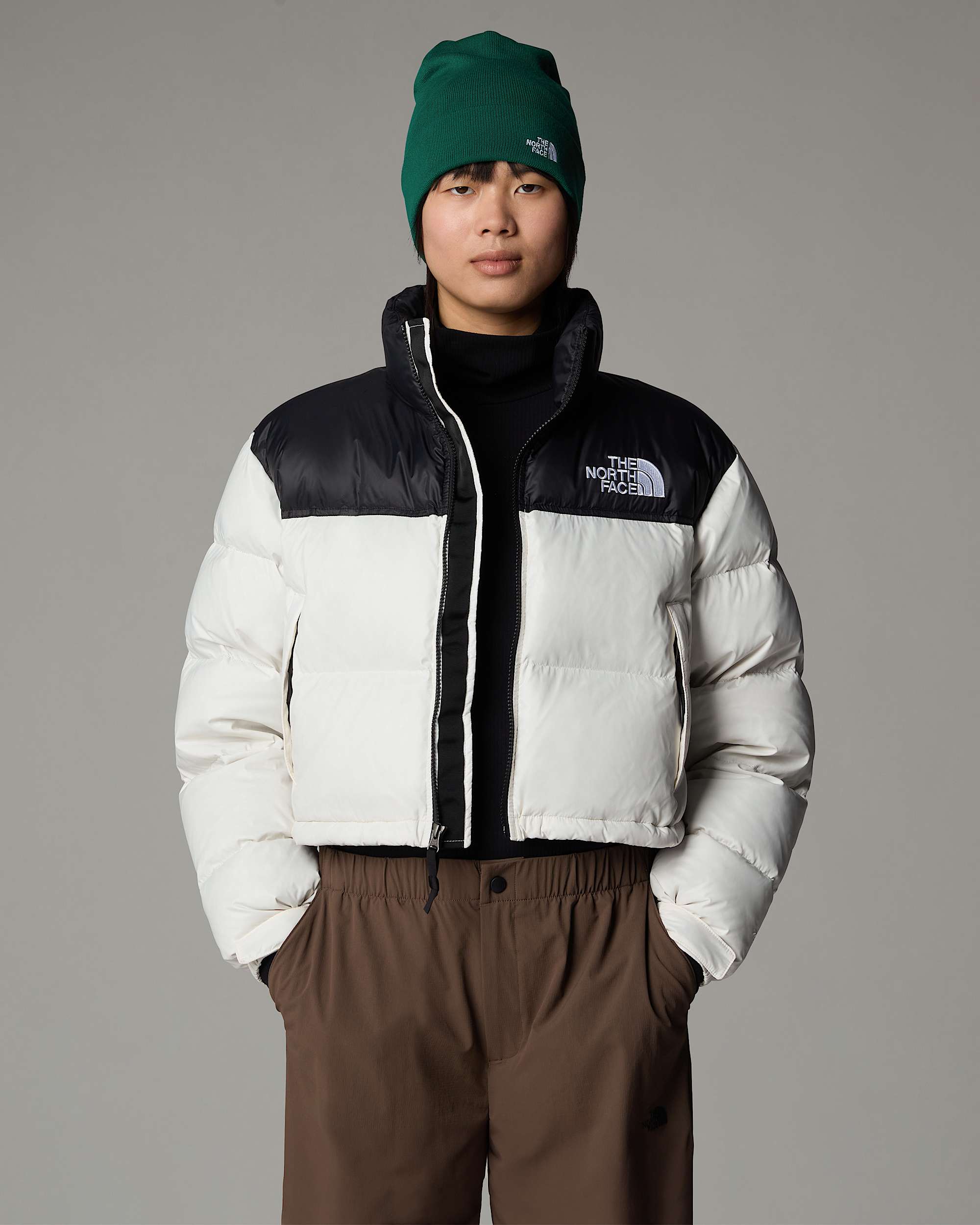 Womens Nuptse Short Jacket TNF ALT5