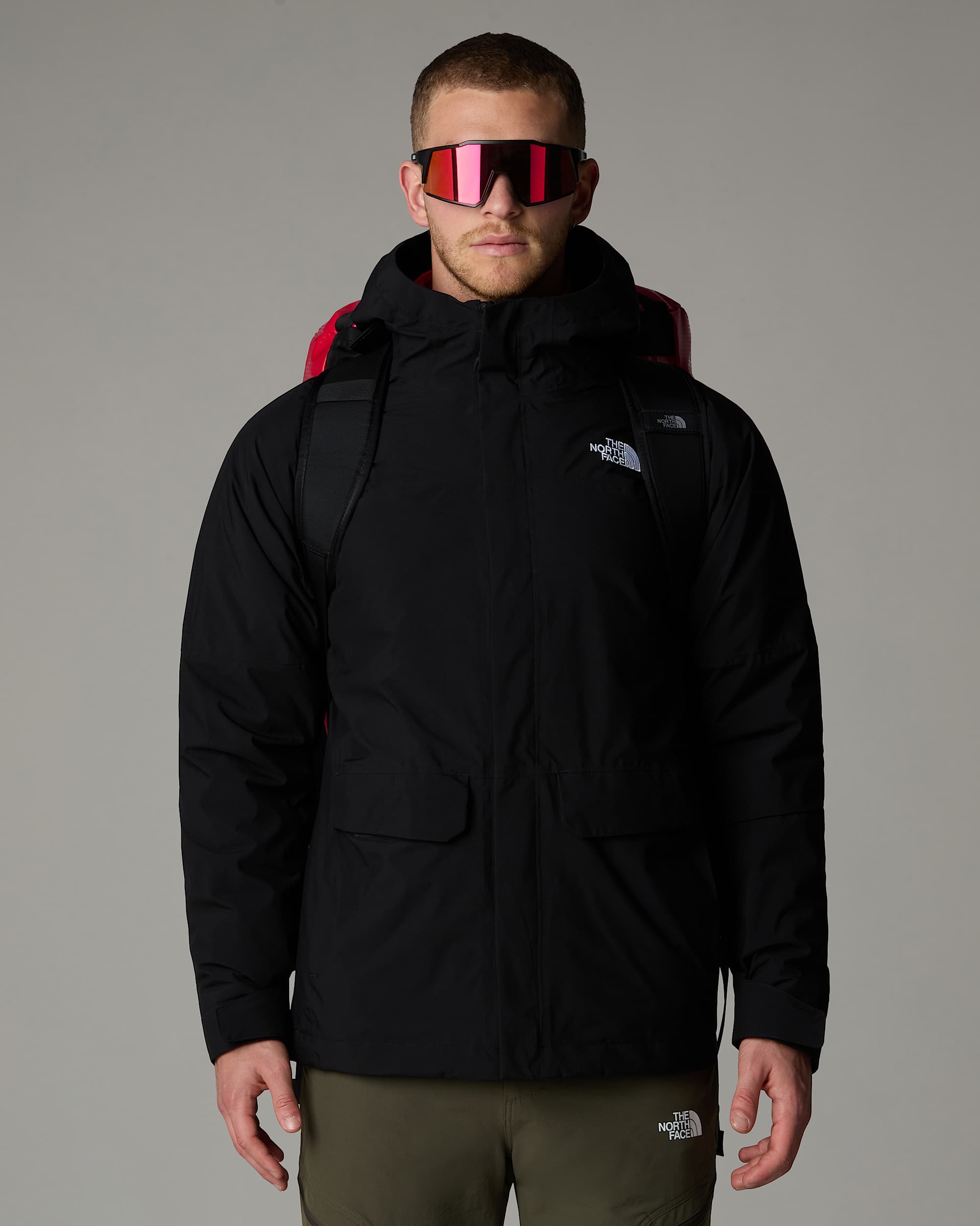 Saco Base Camp 95L  Grande TNF TNF RedTNF BlackNPF ALT6