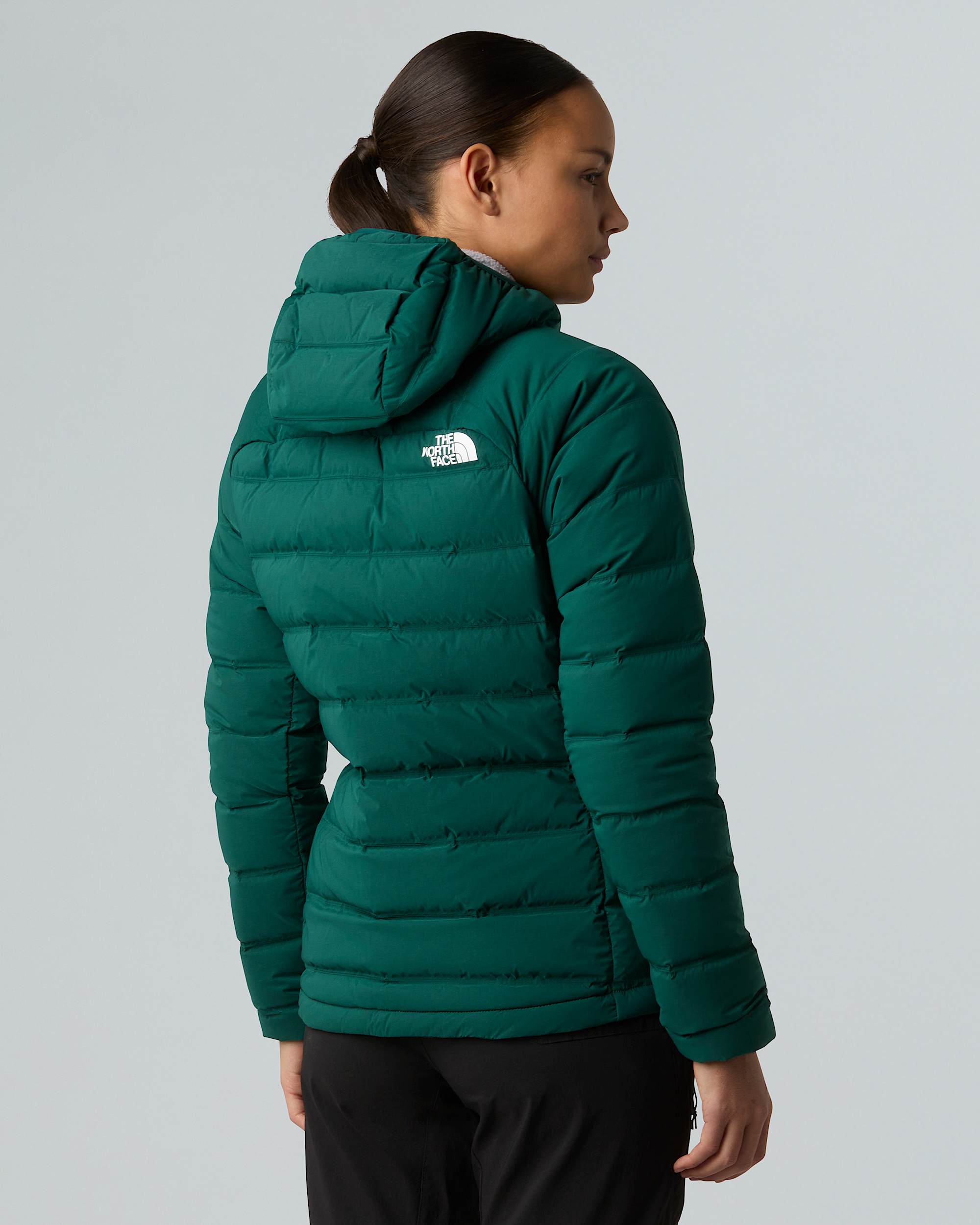 Veste  capuche en duvet stretch Abseil pour femme TNF ALT2