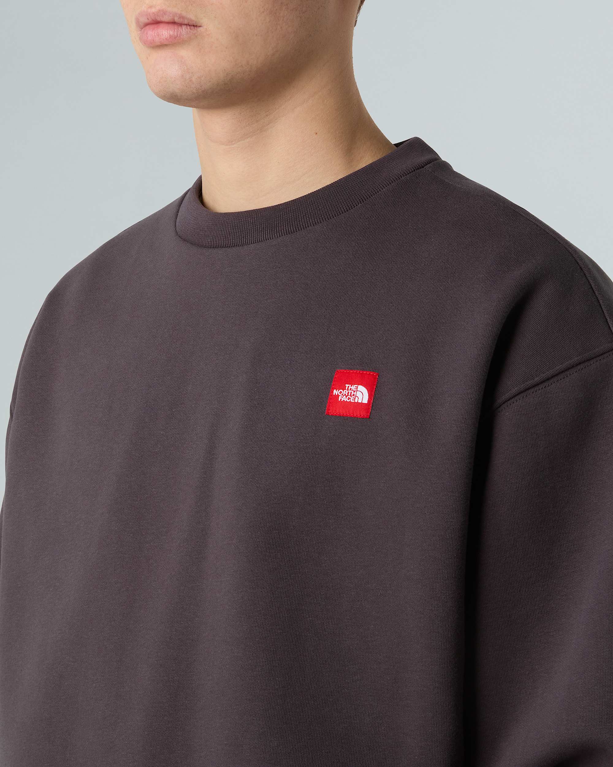 Mens Red Box Sweatshirt TNF ALT3