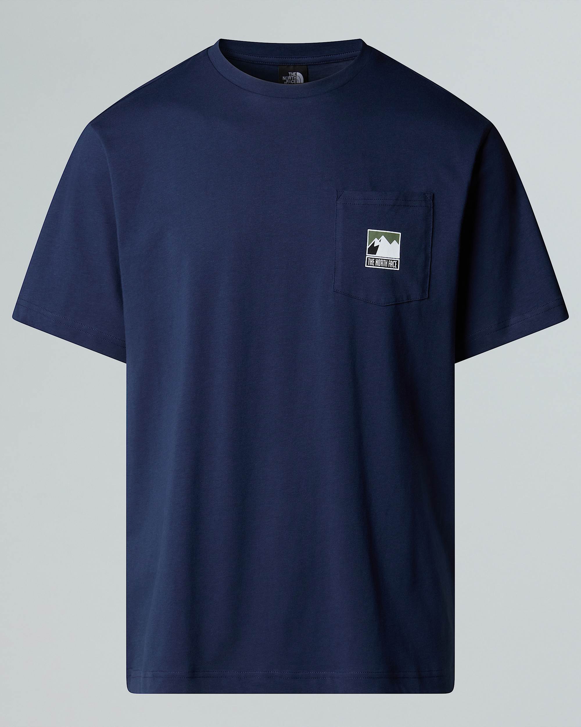 Mens Mountain Logo Relaxed Pocket TShirt TNF ALT20