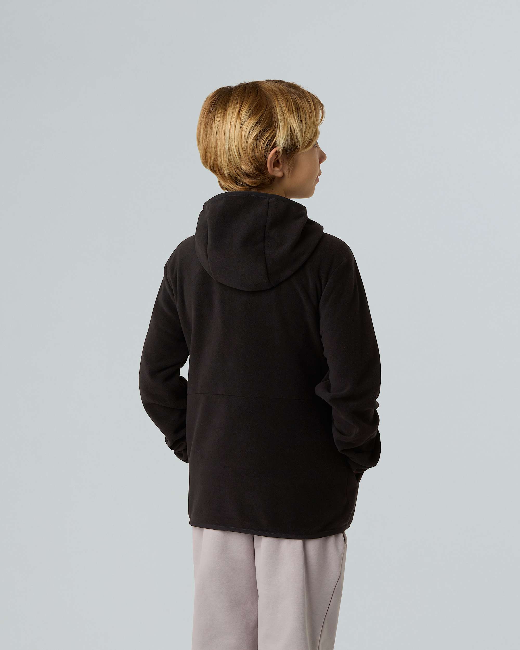 Teens Glacier Hooded Fleece Jacket TNF ALT2