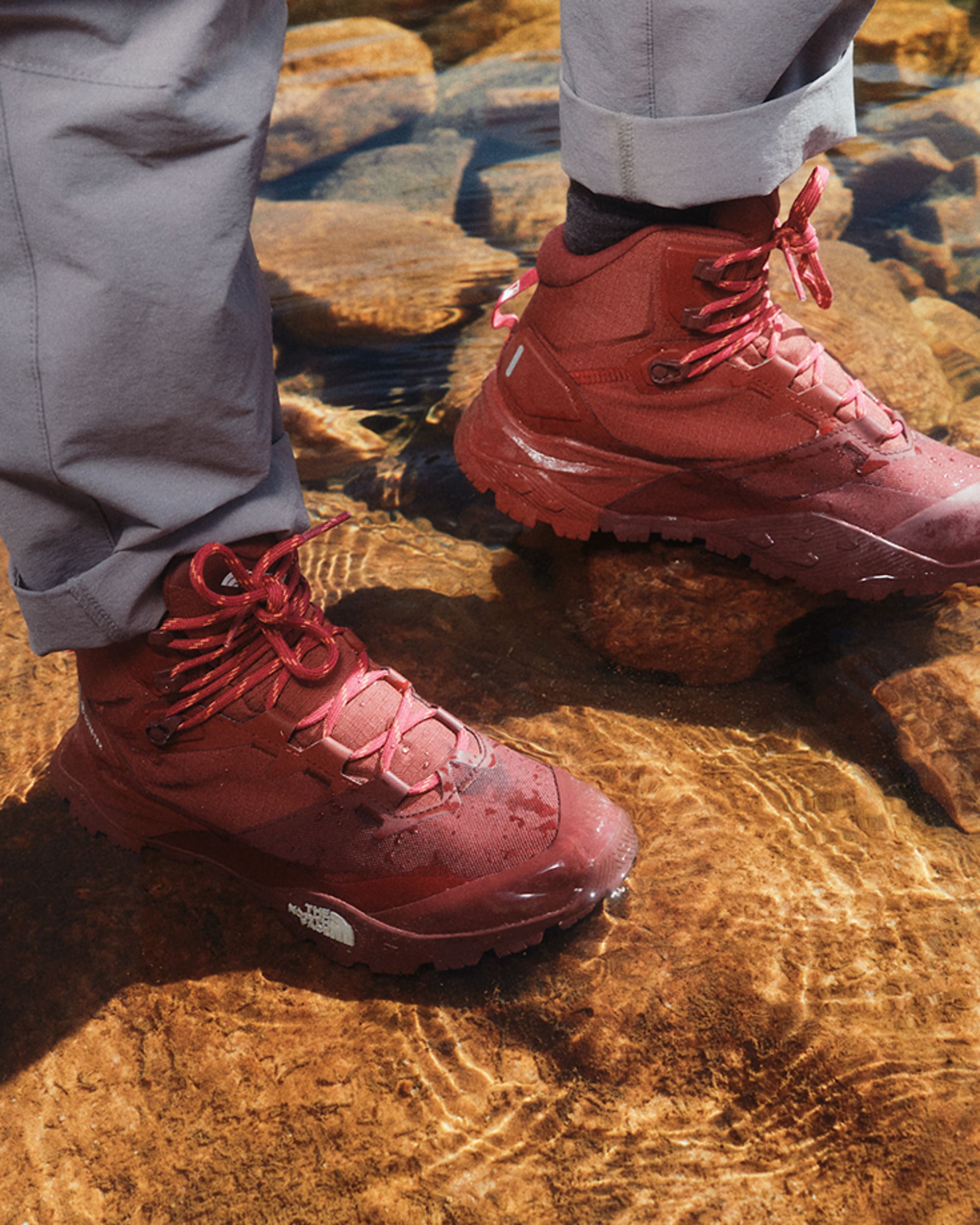 Womens Offtrail GORETEX Hiking Boots TNF SumacAlpine Plum ALT4