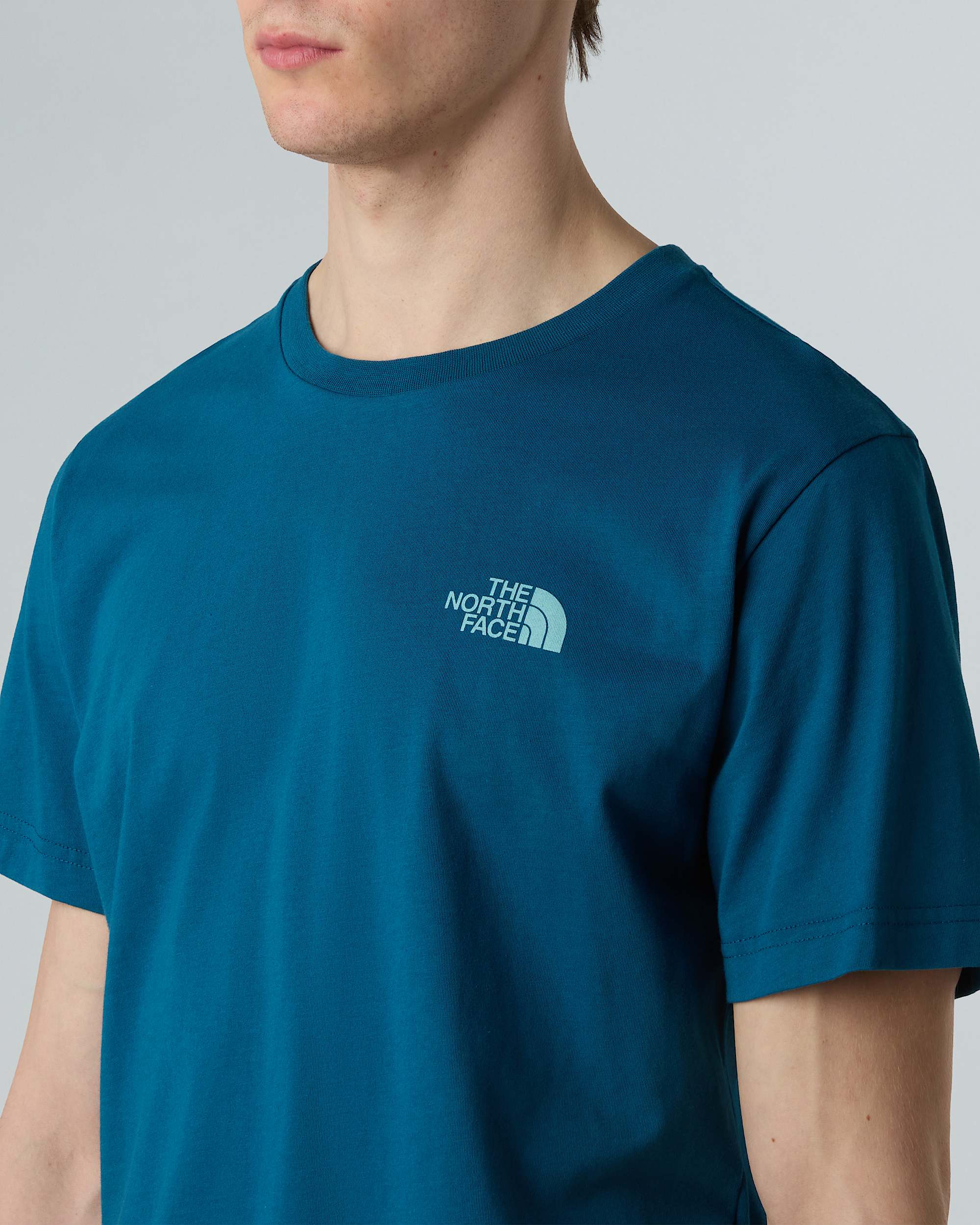 Mens Vertical Logo TShirt TNF ALT3