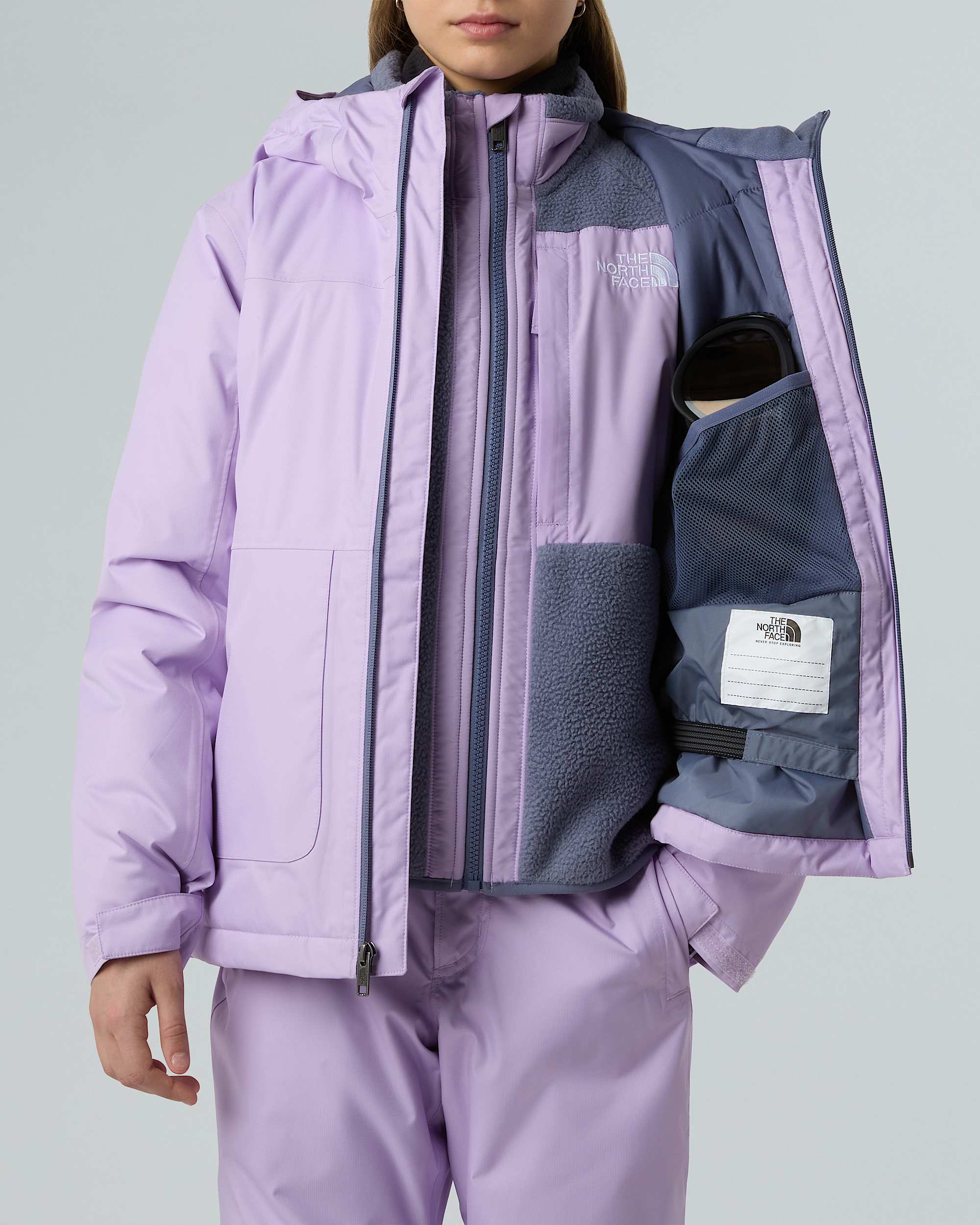 Veste isolante Freedom pour fille TNF Lite Lilac ALT7