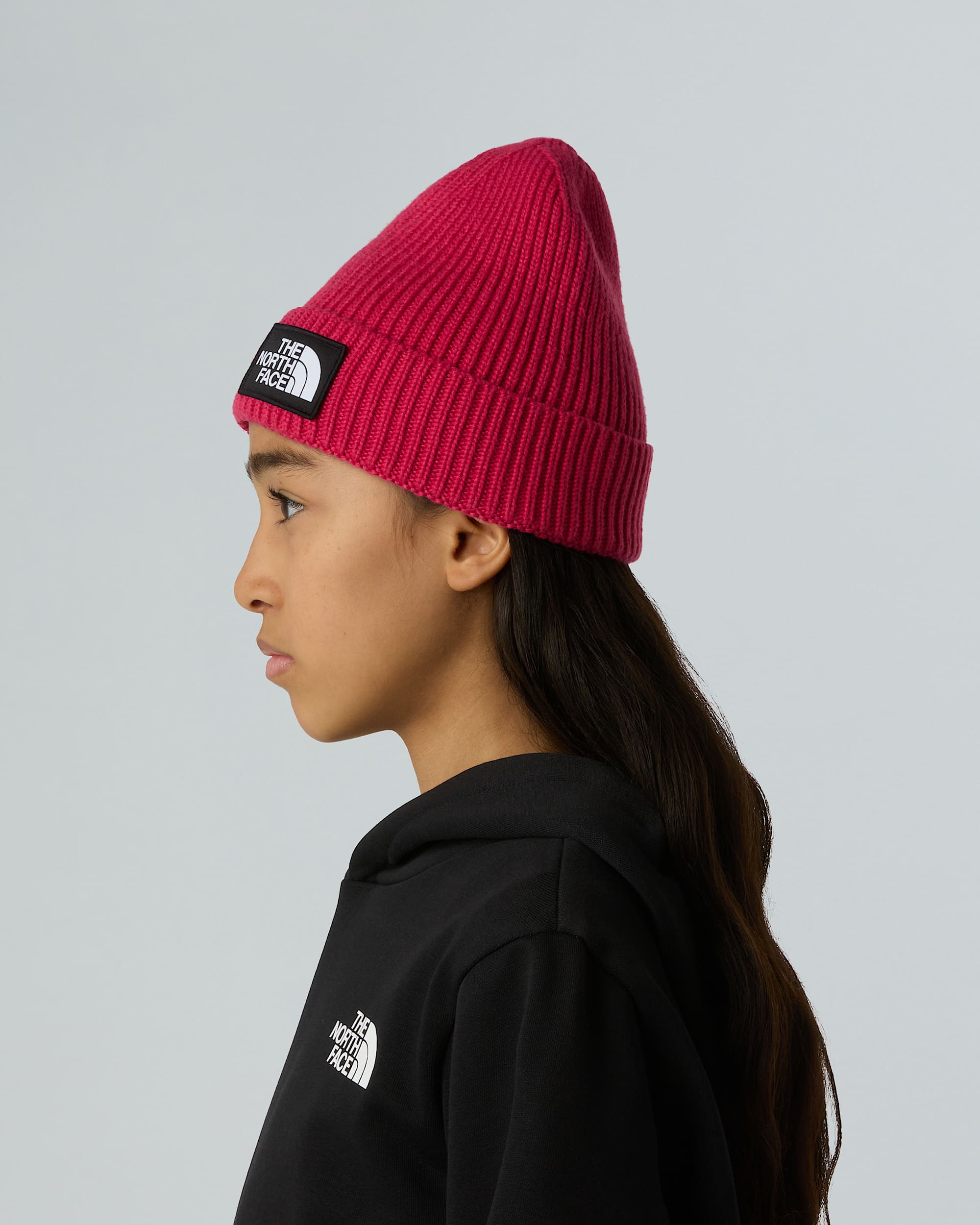 TNF Logo Boxbeanie met omslag voor kids TNF ALT3