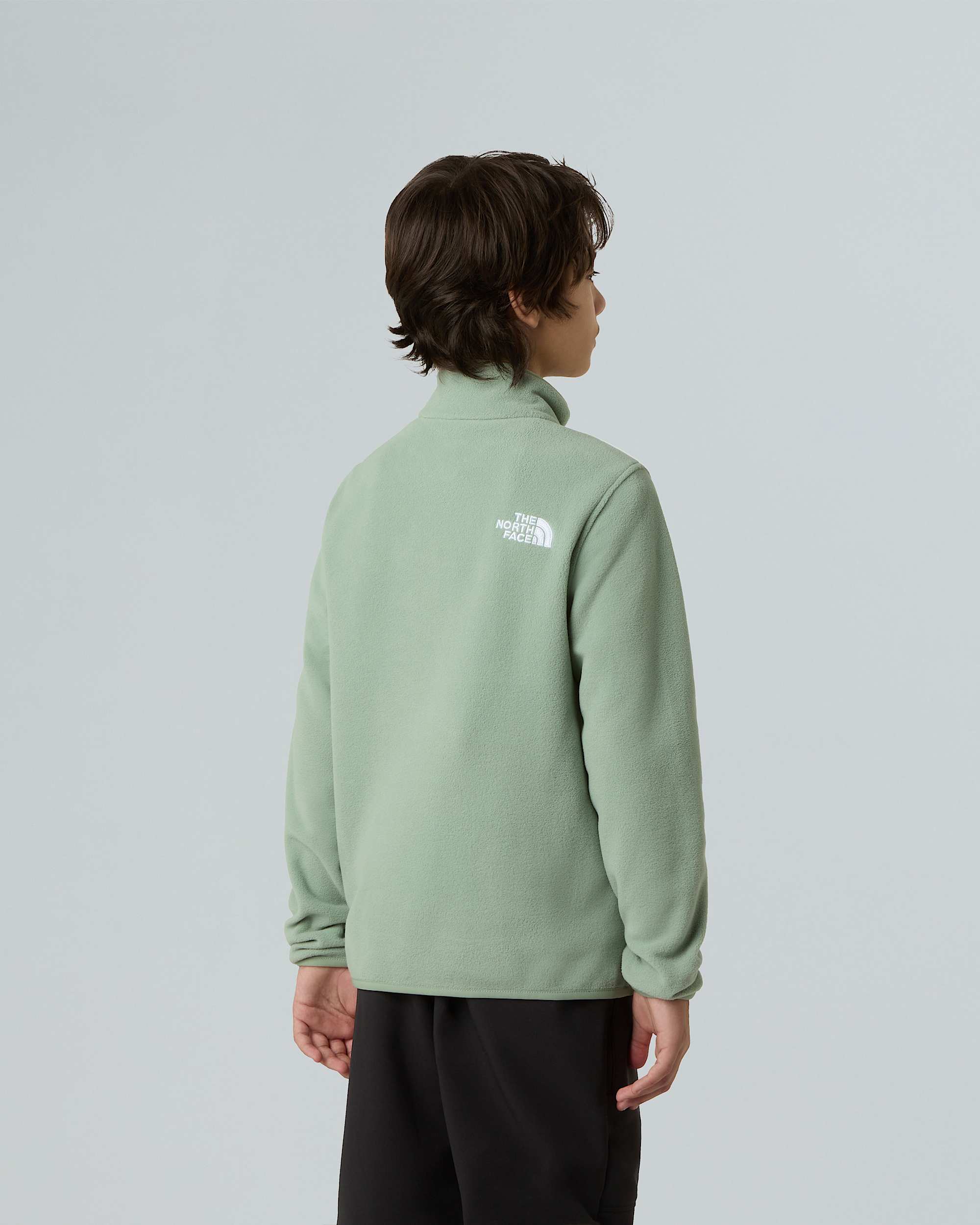 Glacierfleece met kwartrits voor tieners TNF ALT2