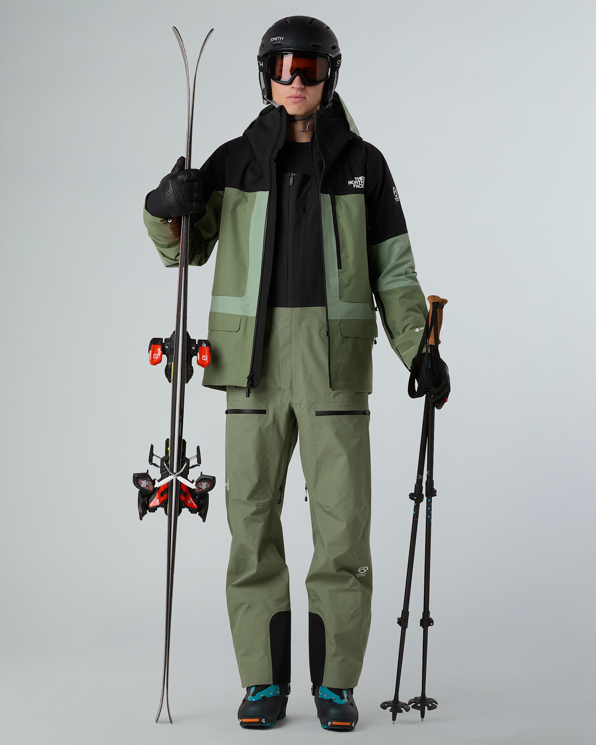 Mens Summit Tsirku GORETEX Pro Bib Trousers TNF ALT4
