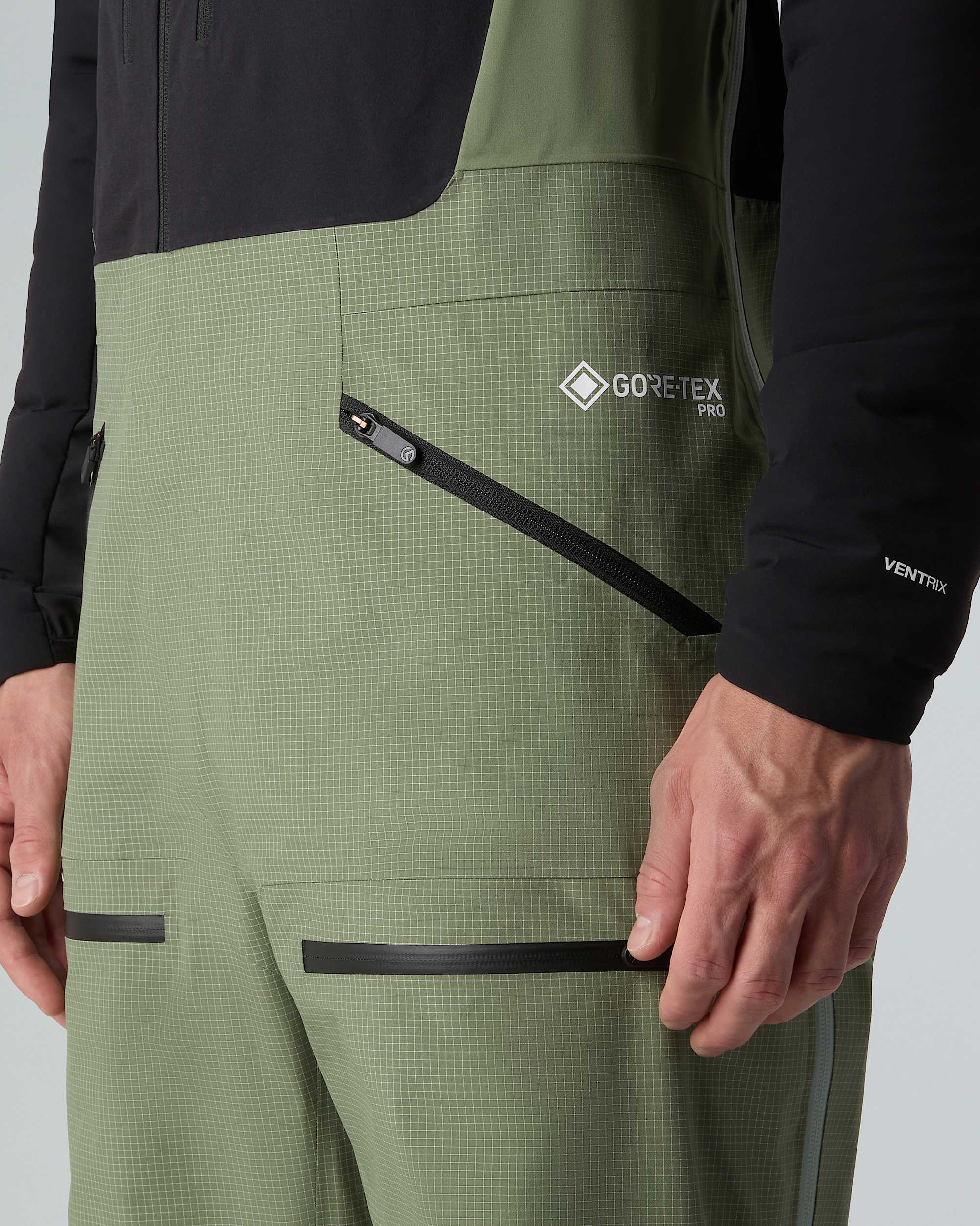 Mens Summit Tsirku GORETEX Pro Bib Trousers TNF ALT5