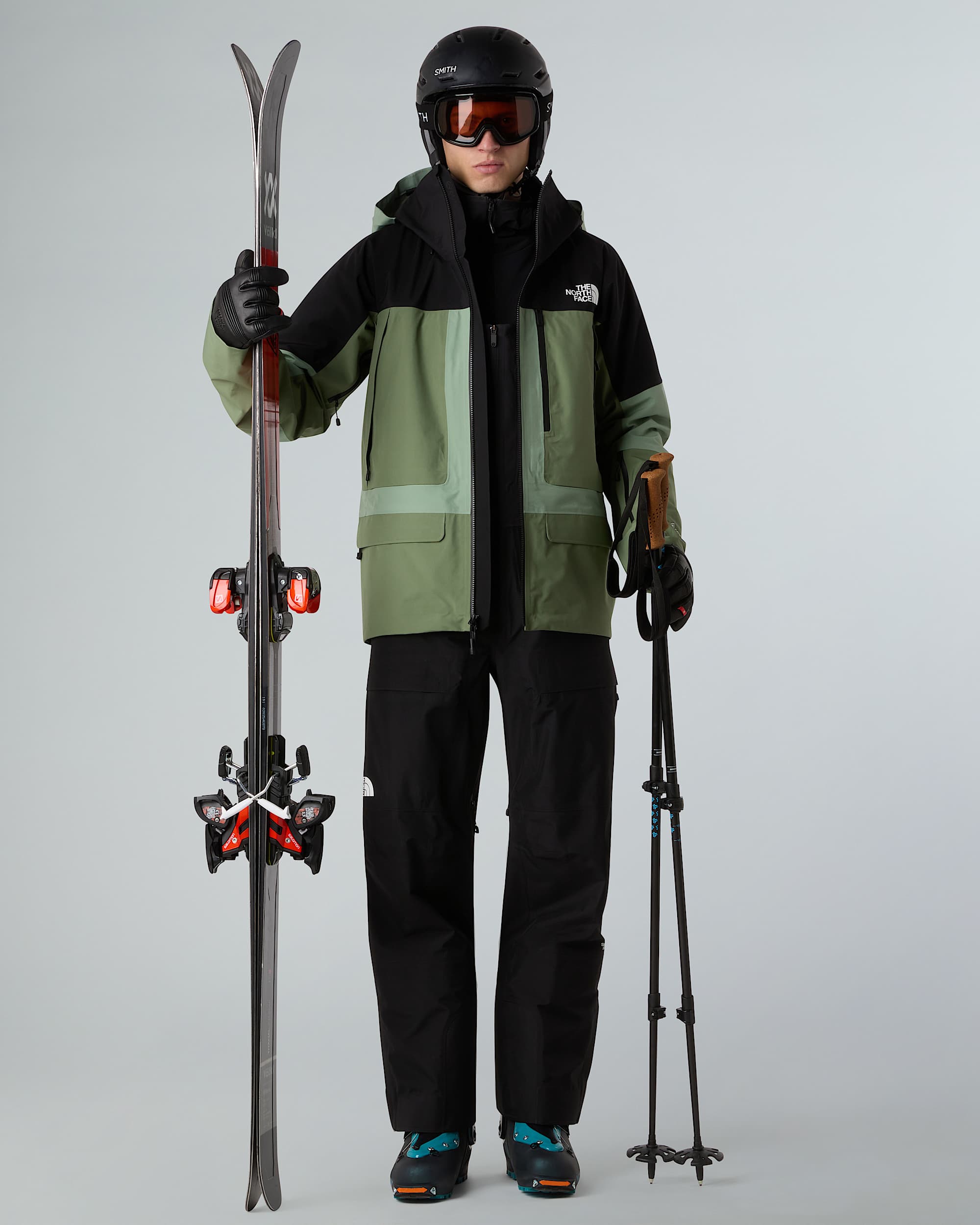 Pantaloni con pettorina Summit Verbier GORETEX da uomo TNF ALT4