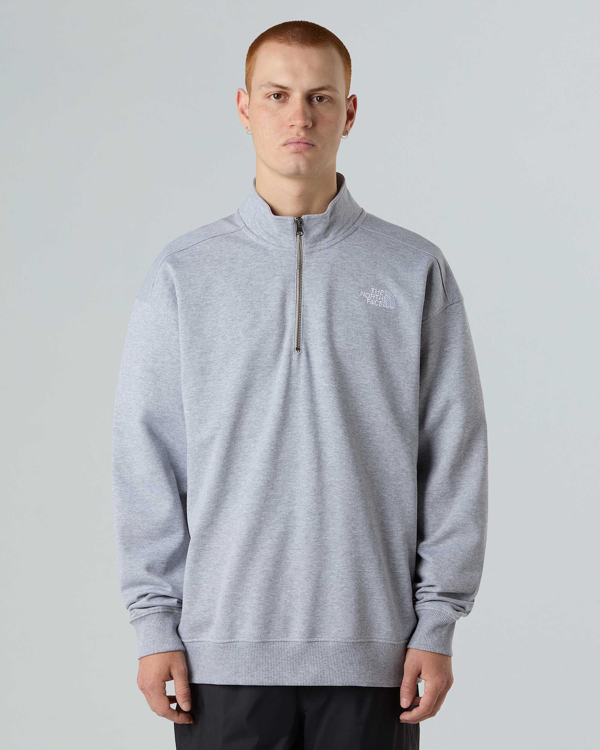 Unisex Oversized 14 Zip Sweatshirt TNF ALT2