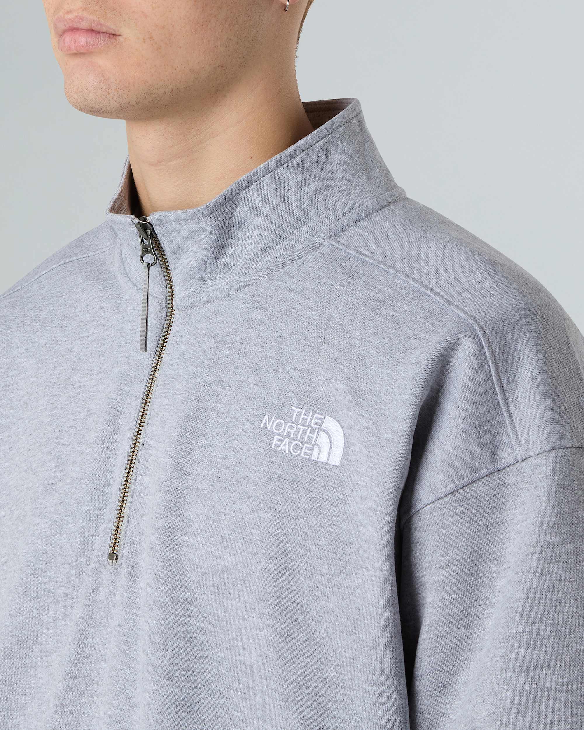 Unisex Oversized 14 Zip Sweatshirt TNF ALT5