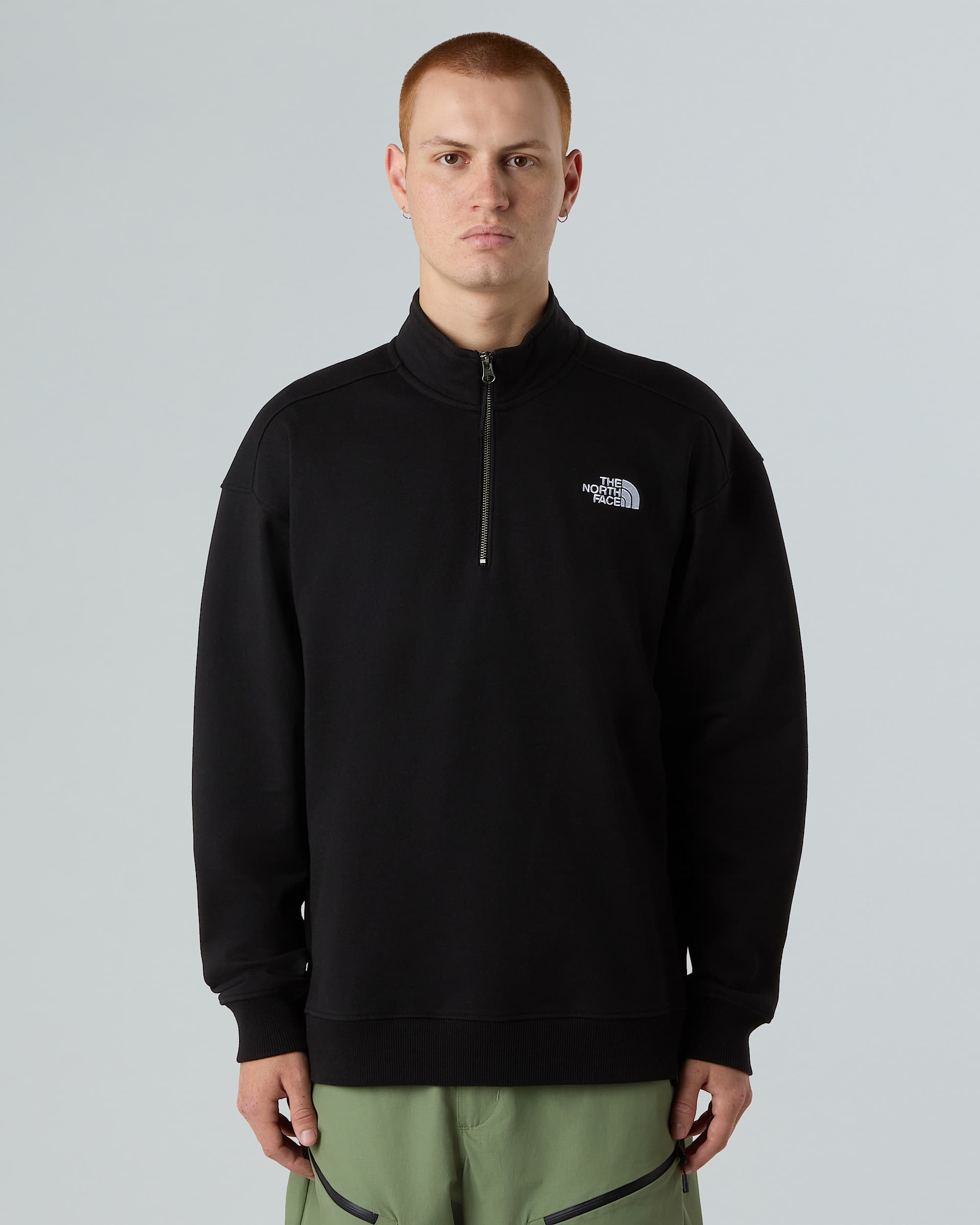 Unisex Oversized 14 Zip Sweatshirt TNF alt2