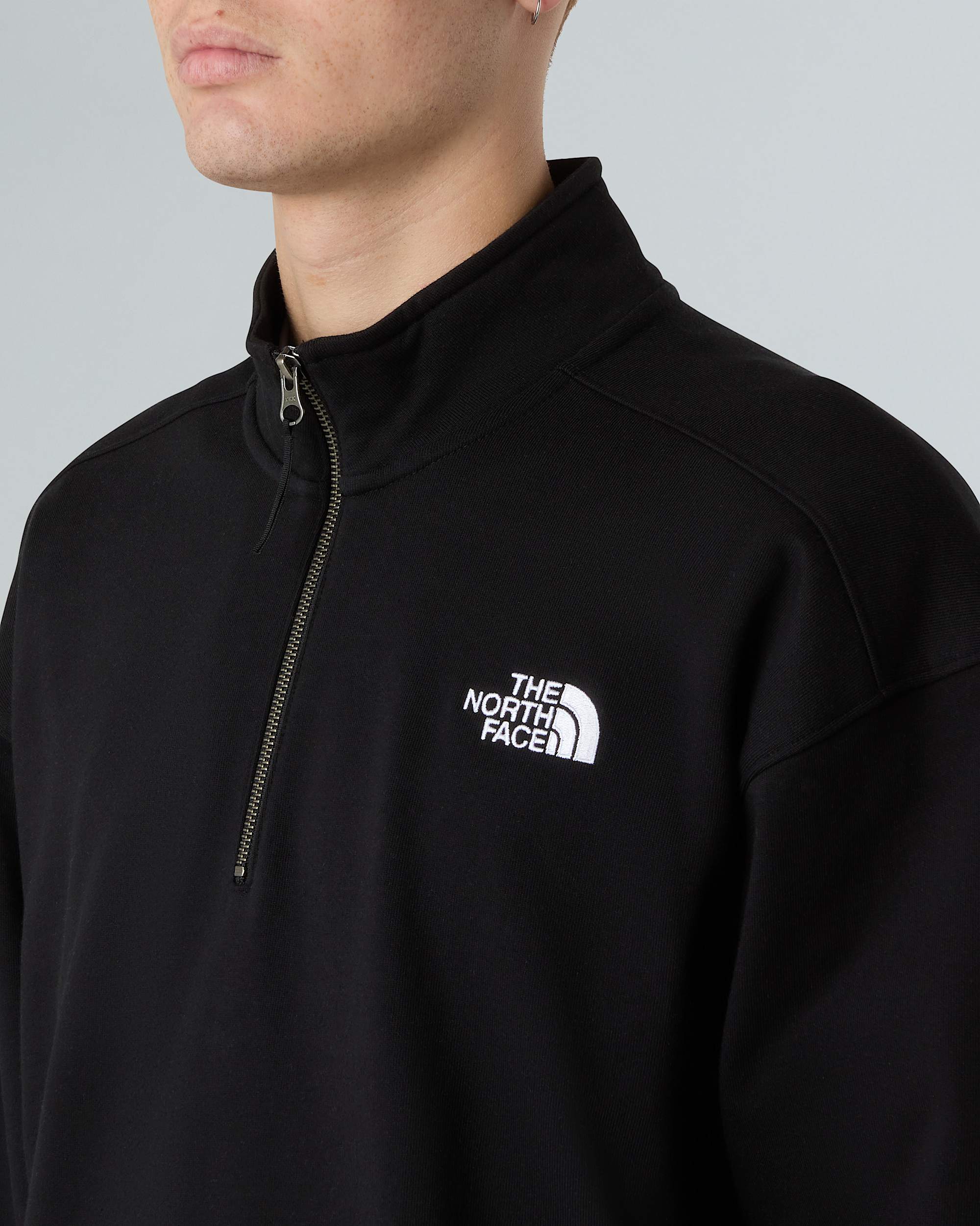 Unisex Oversized 14 Zip Sweatshirt TNF alt5
