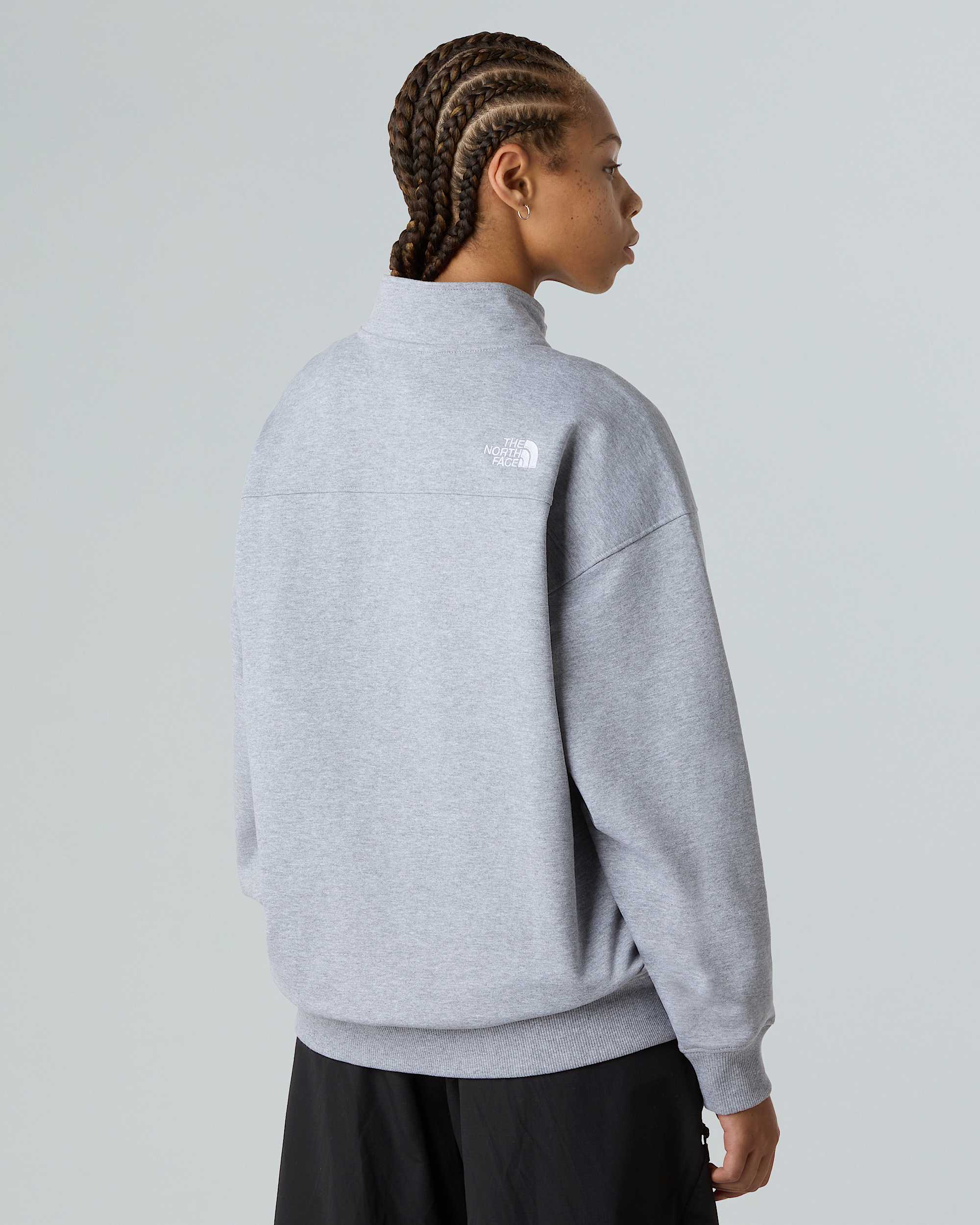 Unisex Oversized 14 Zip Sweatshirt TNF ALT8