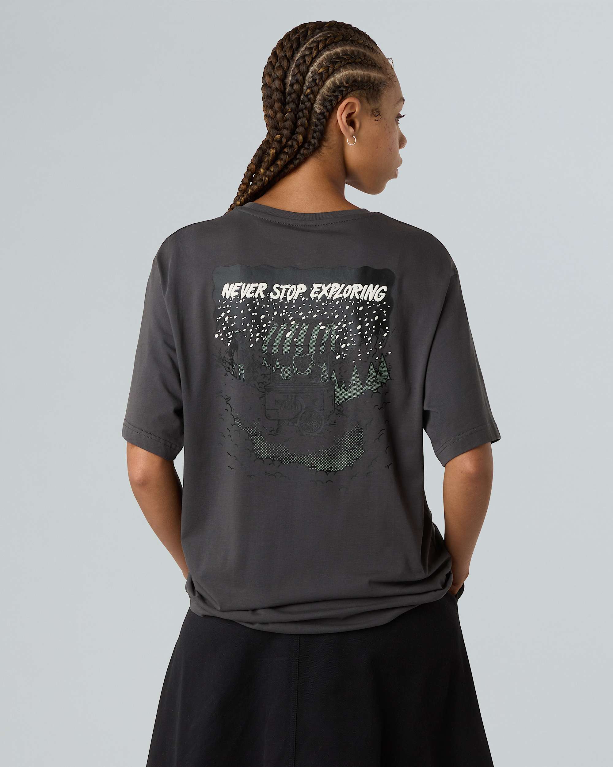 Tshirt dcontract Powder Days Graphic unisexe TNF ALT7