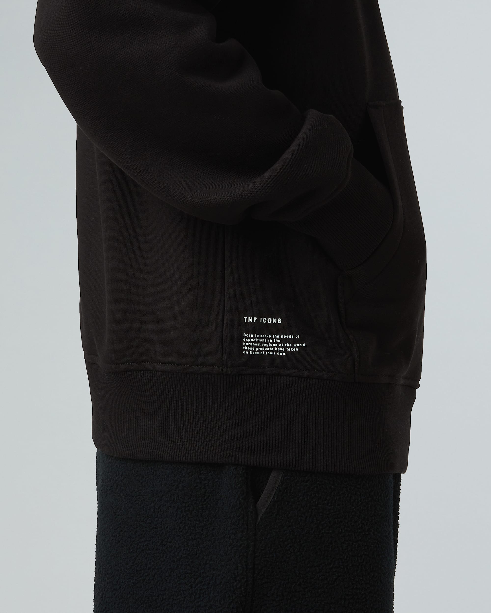 Icon relaxt geschnittener Kapuzenpulli in Unisex TNF alt7