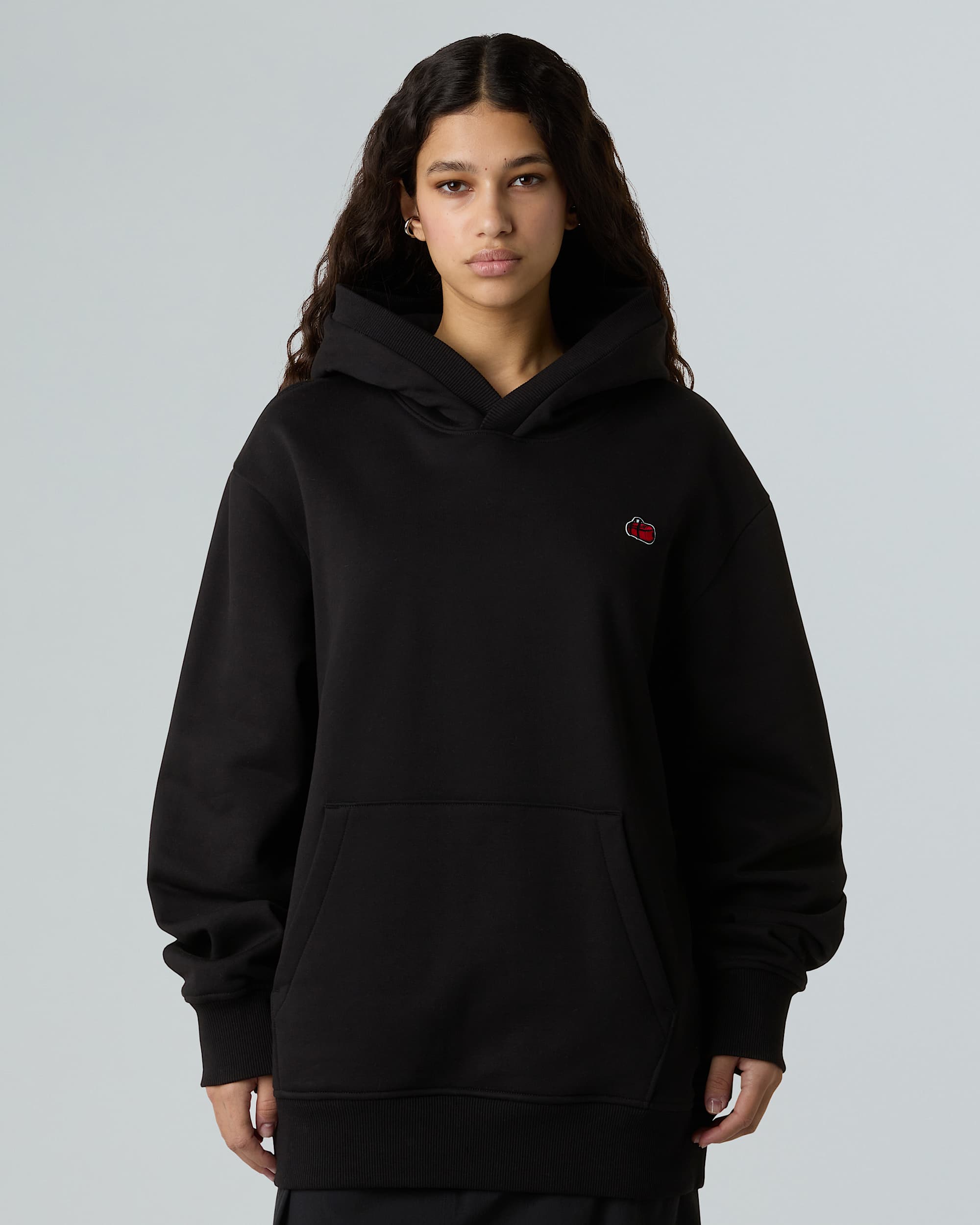 Icon relaxt geschnittener Kapuzenpulli in Unisex TNF alt8