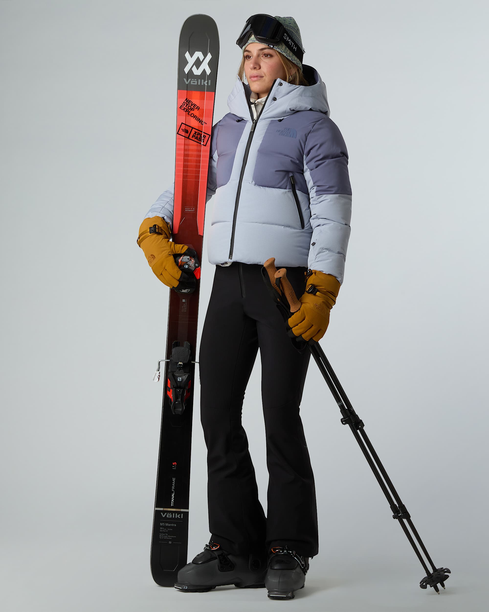 Montana wasserdichte Handschuhe aus Leder TNF ALT5