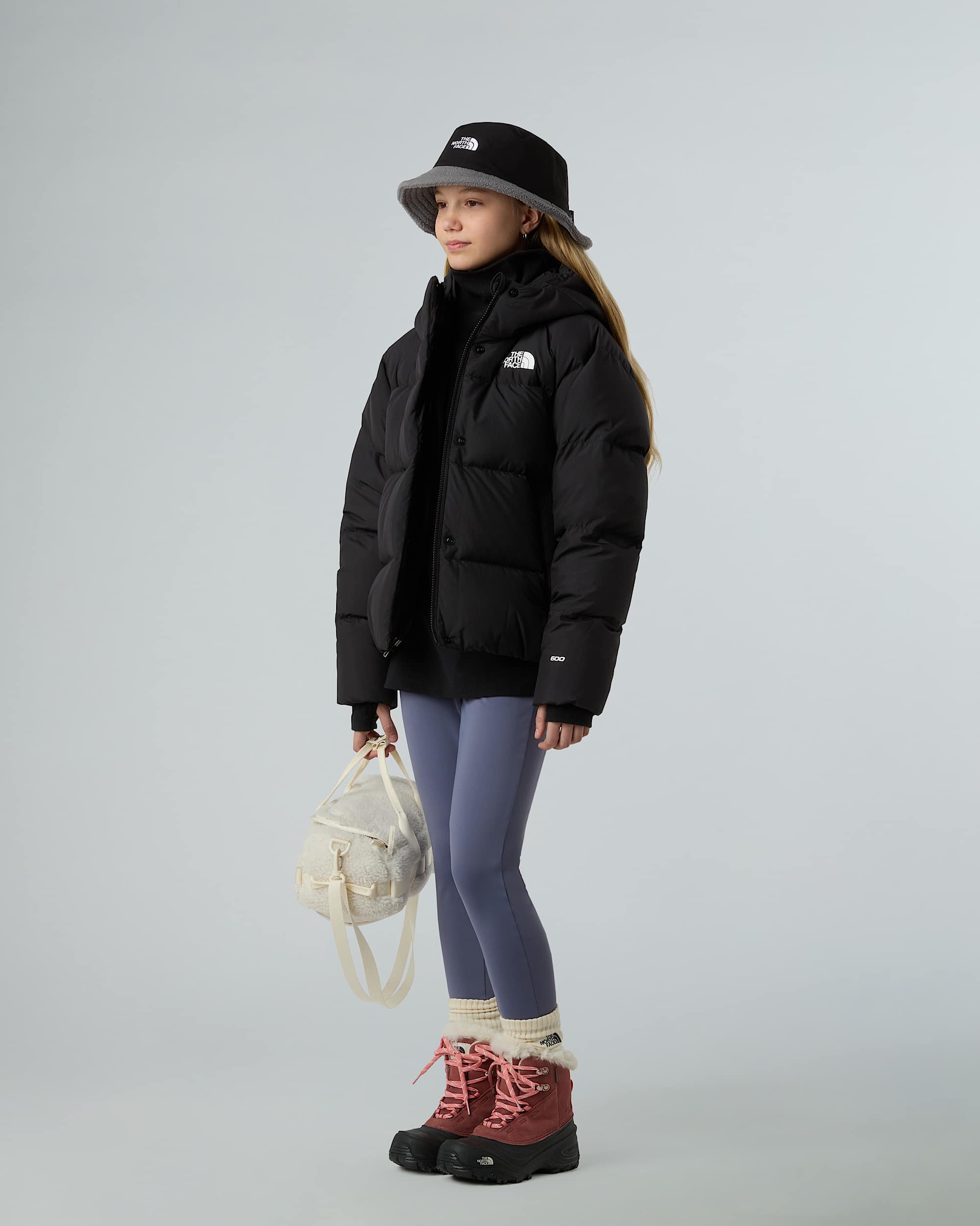Kids Shellista V Lace Waterproof Snow Boots TNF ALT5