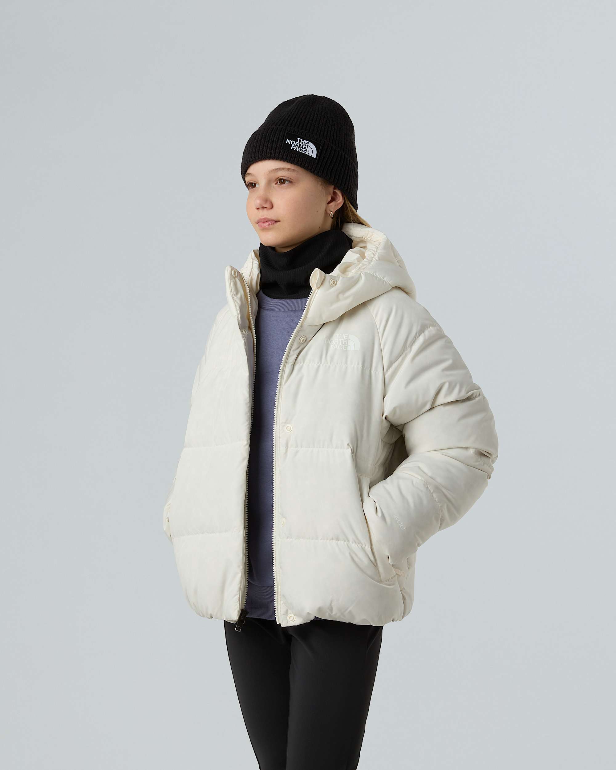 Girls North Down Hooded Jacket TNF ALT3