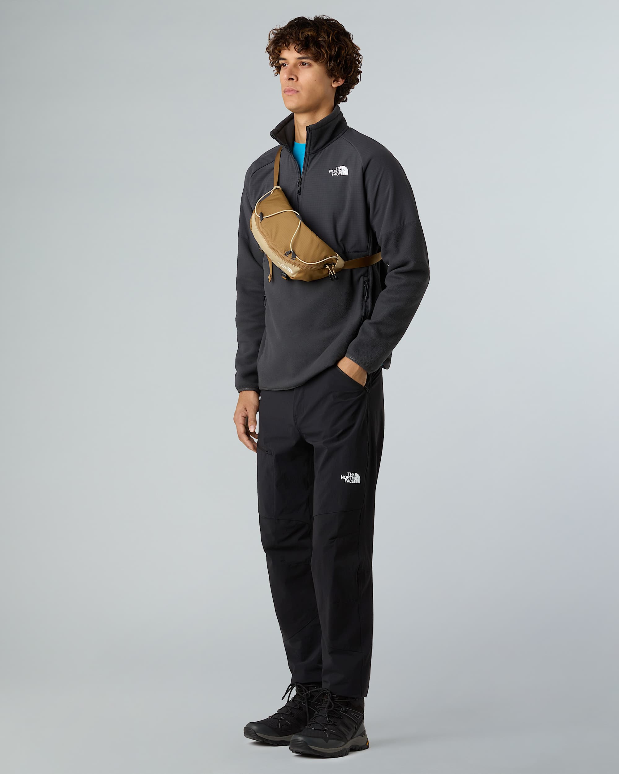 Mens Glacier Heavyweight 12 Zip Fleece TNF ALT1