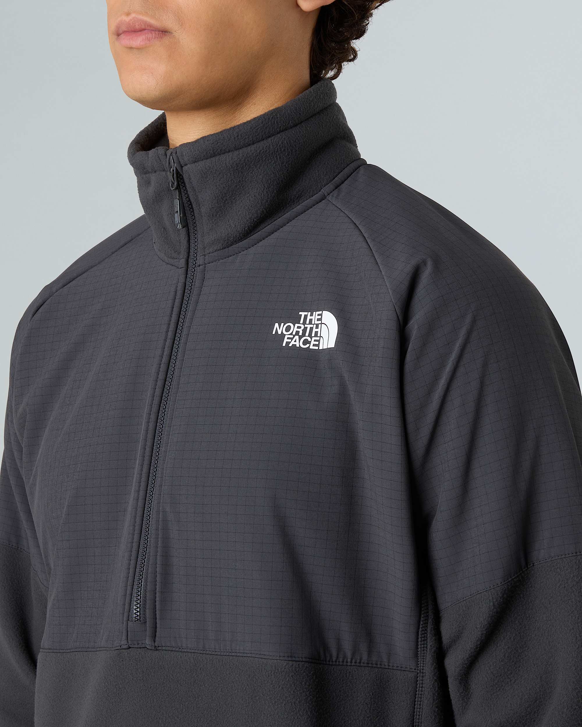 Mens Glacier Heavyweight 12 Zip Fleece TNF ALT3