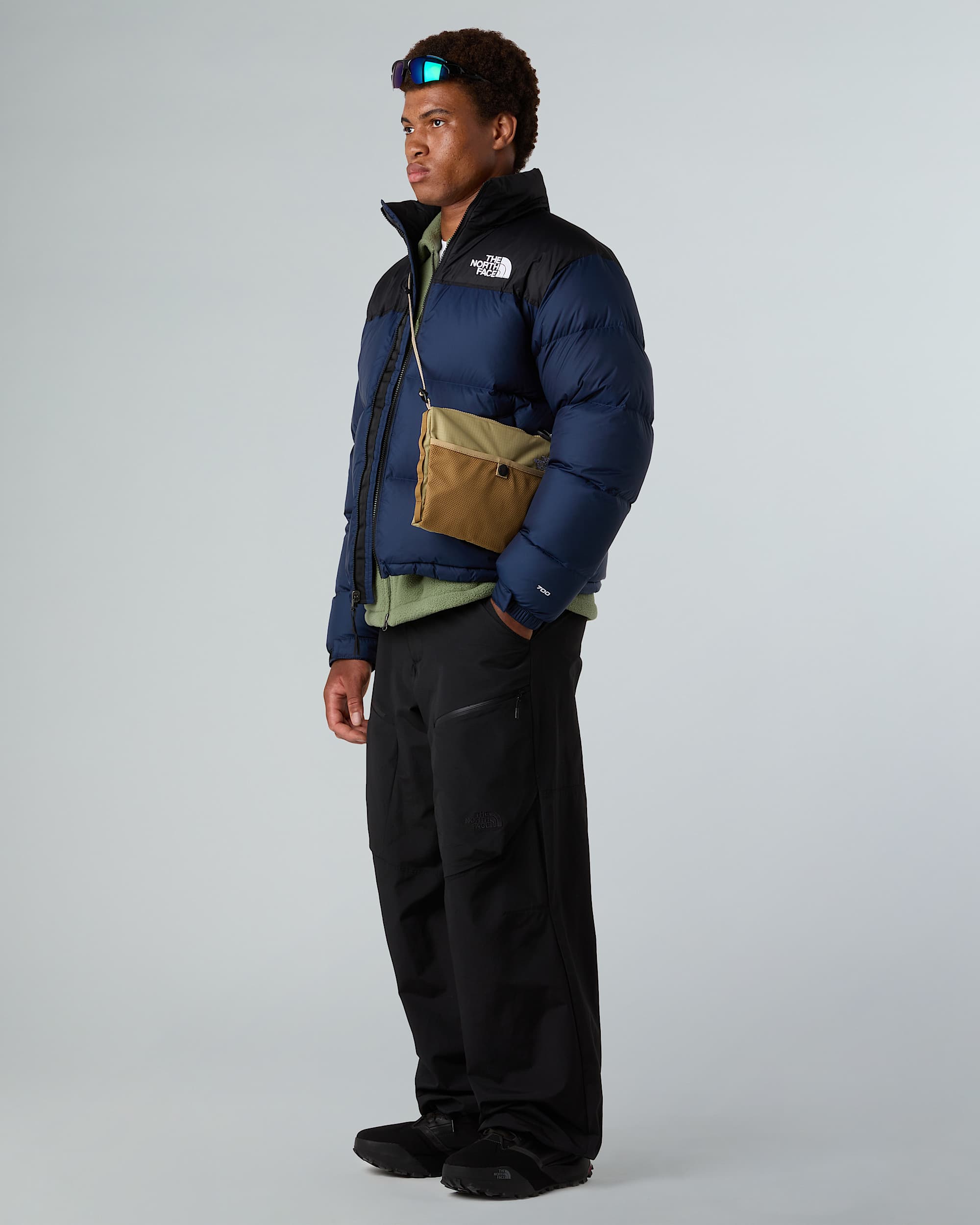 Chaqueta Nuptse Retro 1996 para hombre TNF Summit NavyTNF BlackRecycled Down ALT1