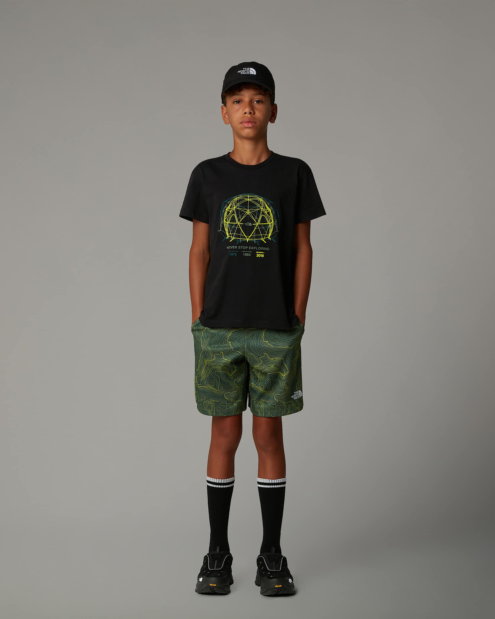Boys Never Stop Shorts TNF ALT5