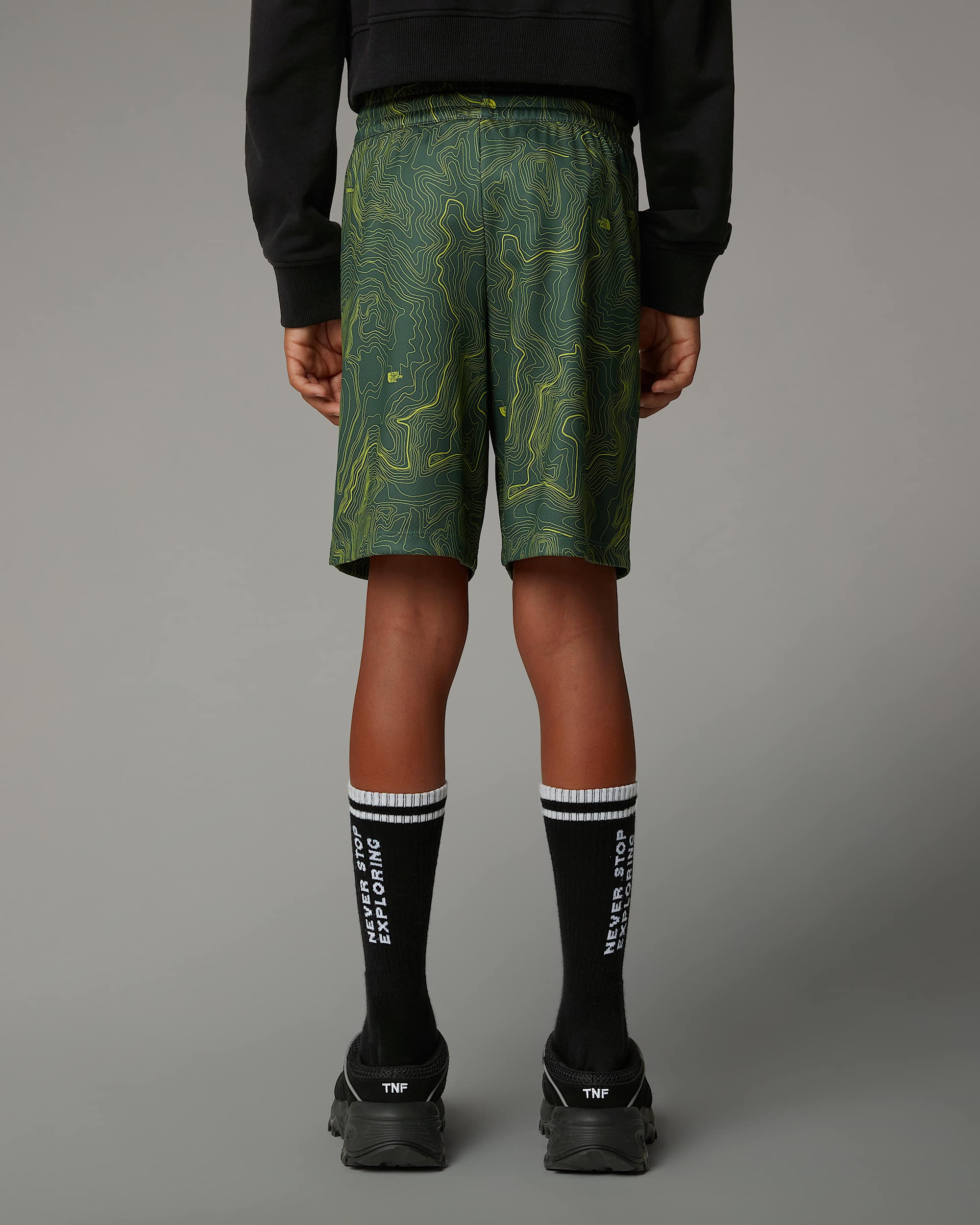 Boys Never Stop Shorts TNF ALT7