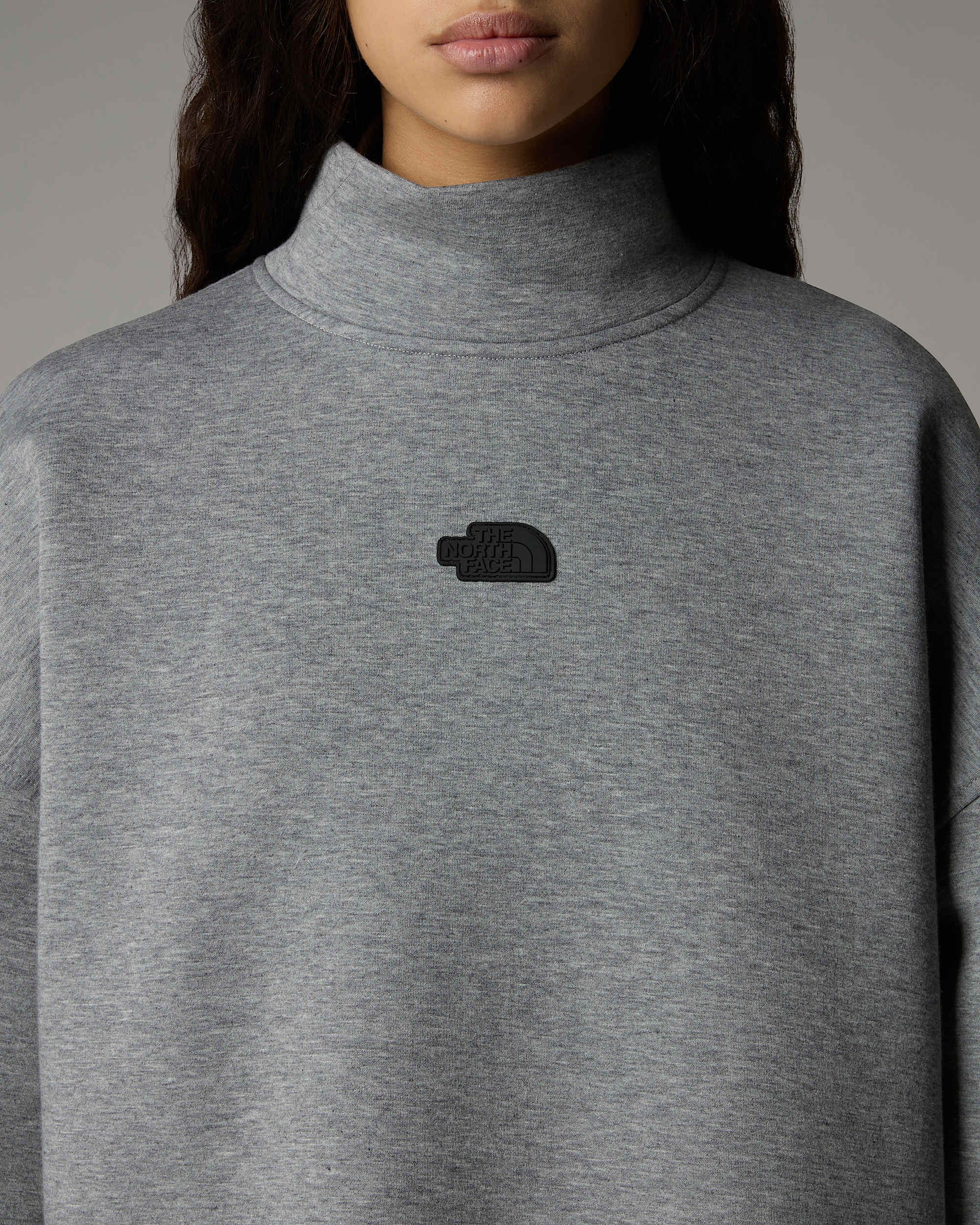 Womens Mock Neck Sweatshirt TNF ALT7
