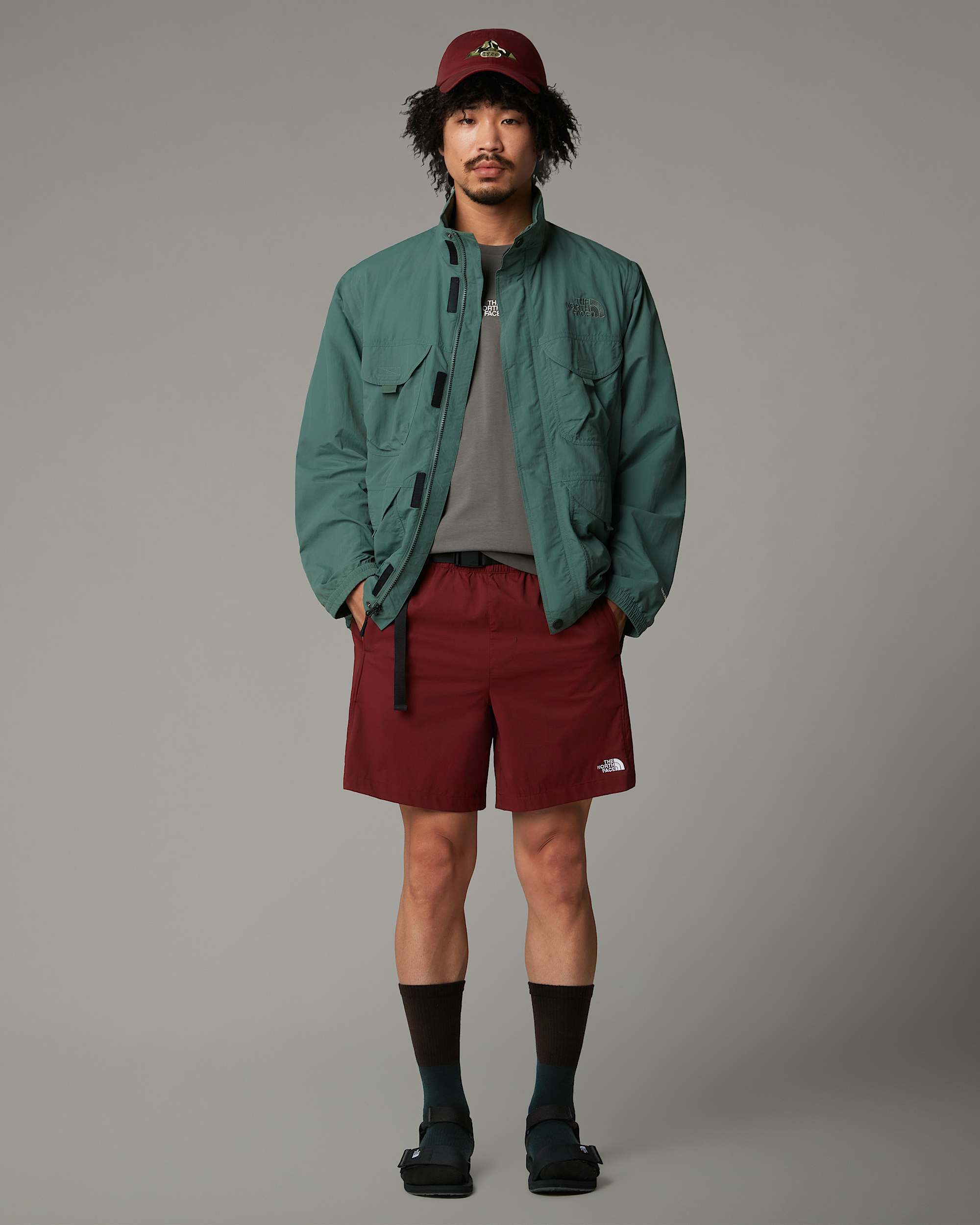 Mens Class V Pathfinder Belted Shorts  7 TNF ALT5