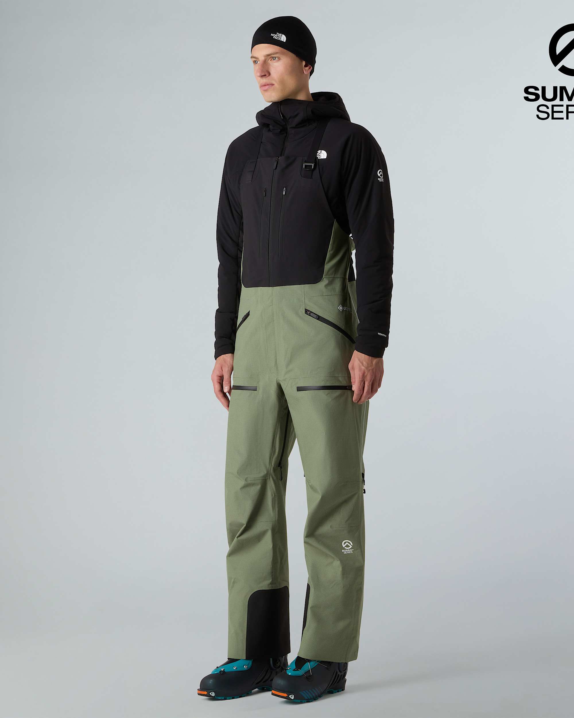 Mens Summit Tsirku GORETEX Pro Bib Trousers TNF HERO