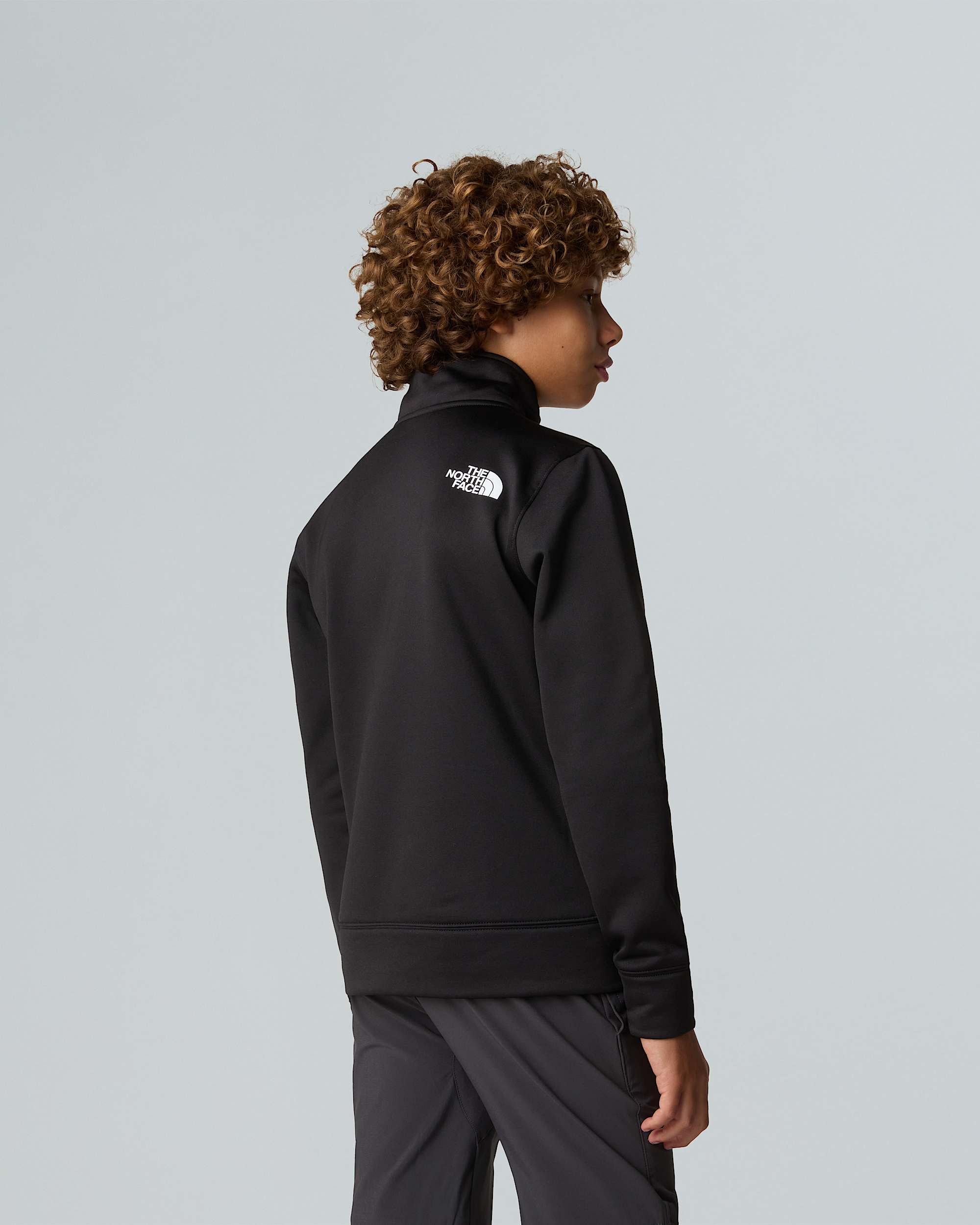 Sweatshirt met kwartrits voor tieners TNF ALT2