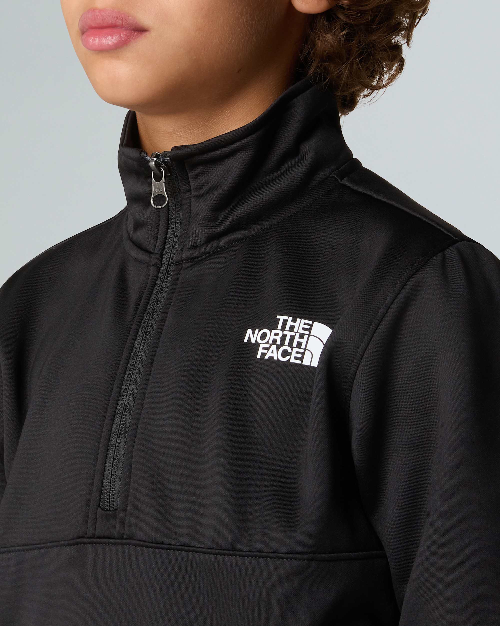 Sweatshirt met kwartrits voor tieners TNF ALT3