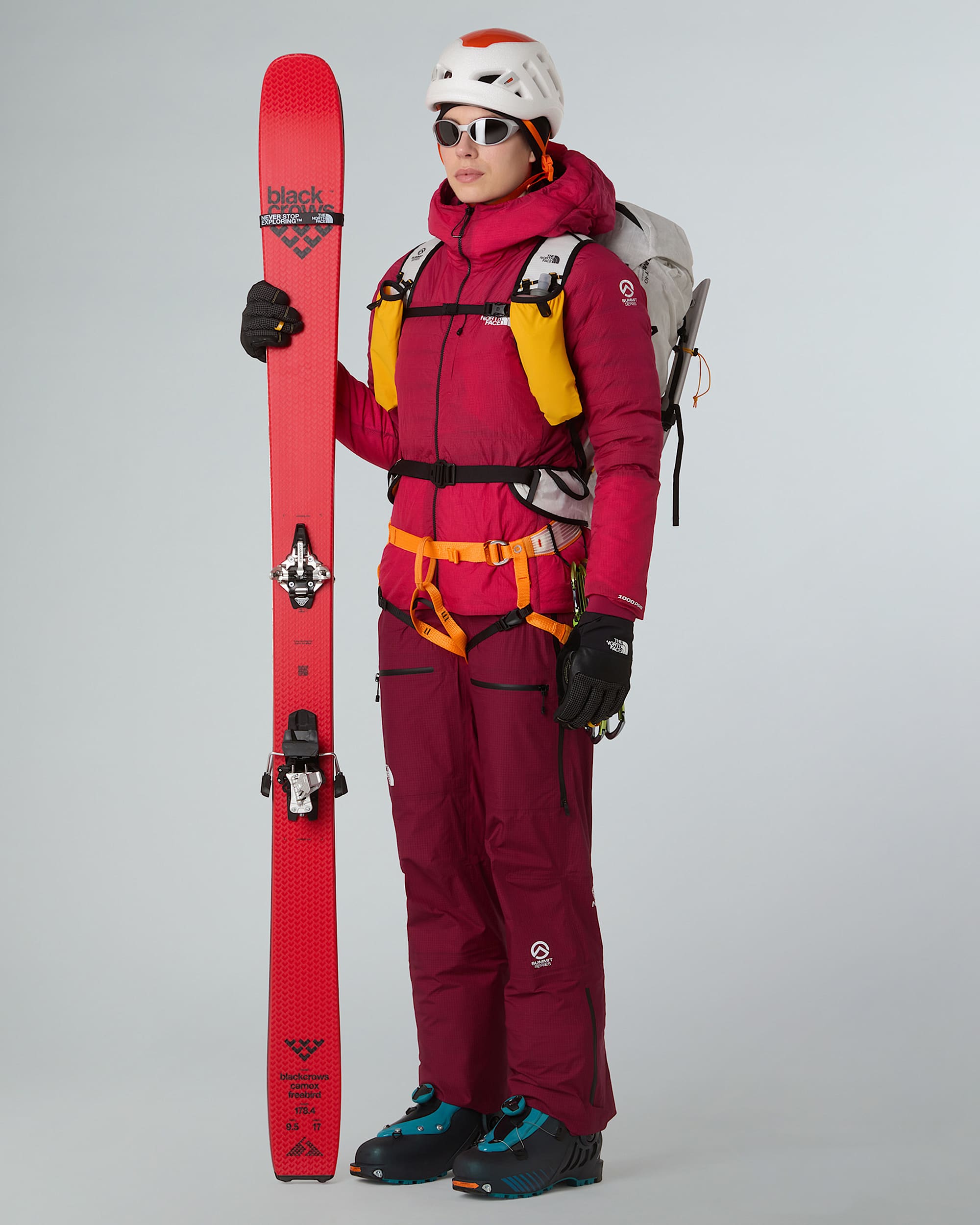 Womens Summit 5050 AMK Hooded Jacket TNF ALT4