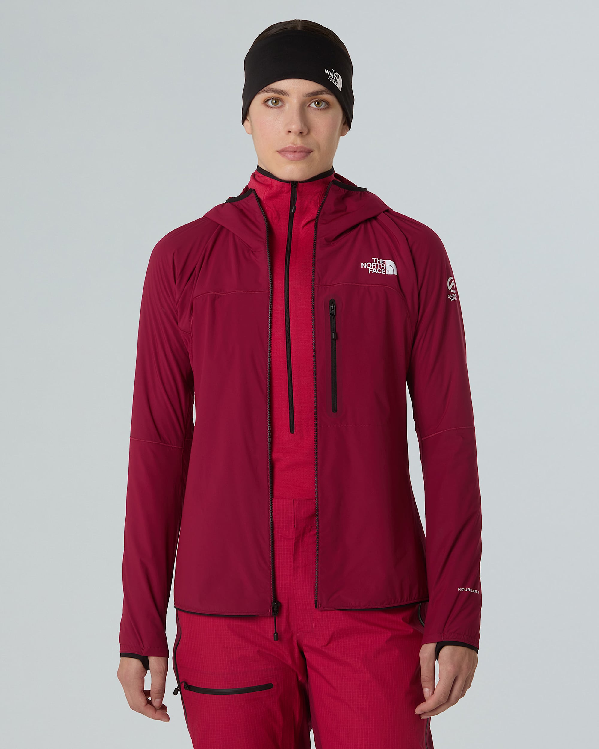 Womens Summit FUTUREFLEECE AMK Hooded Jacket TNF ALT3