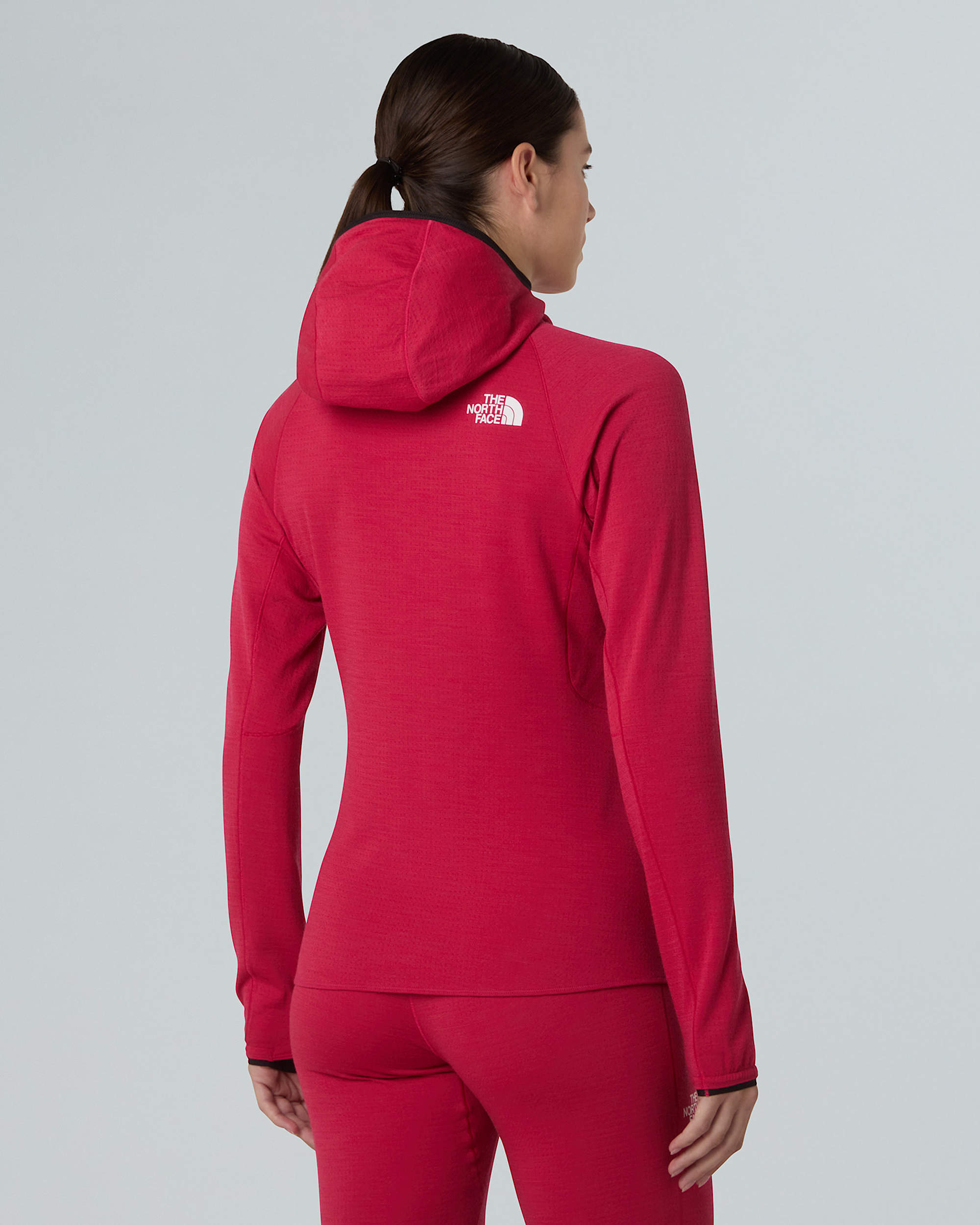 Womens Summit DotKnit AMK Hooded Baselayer TNF ALT2